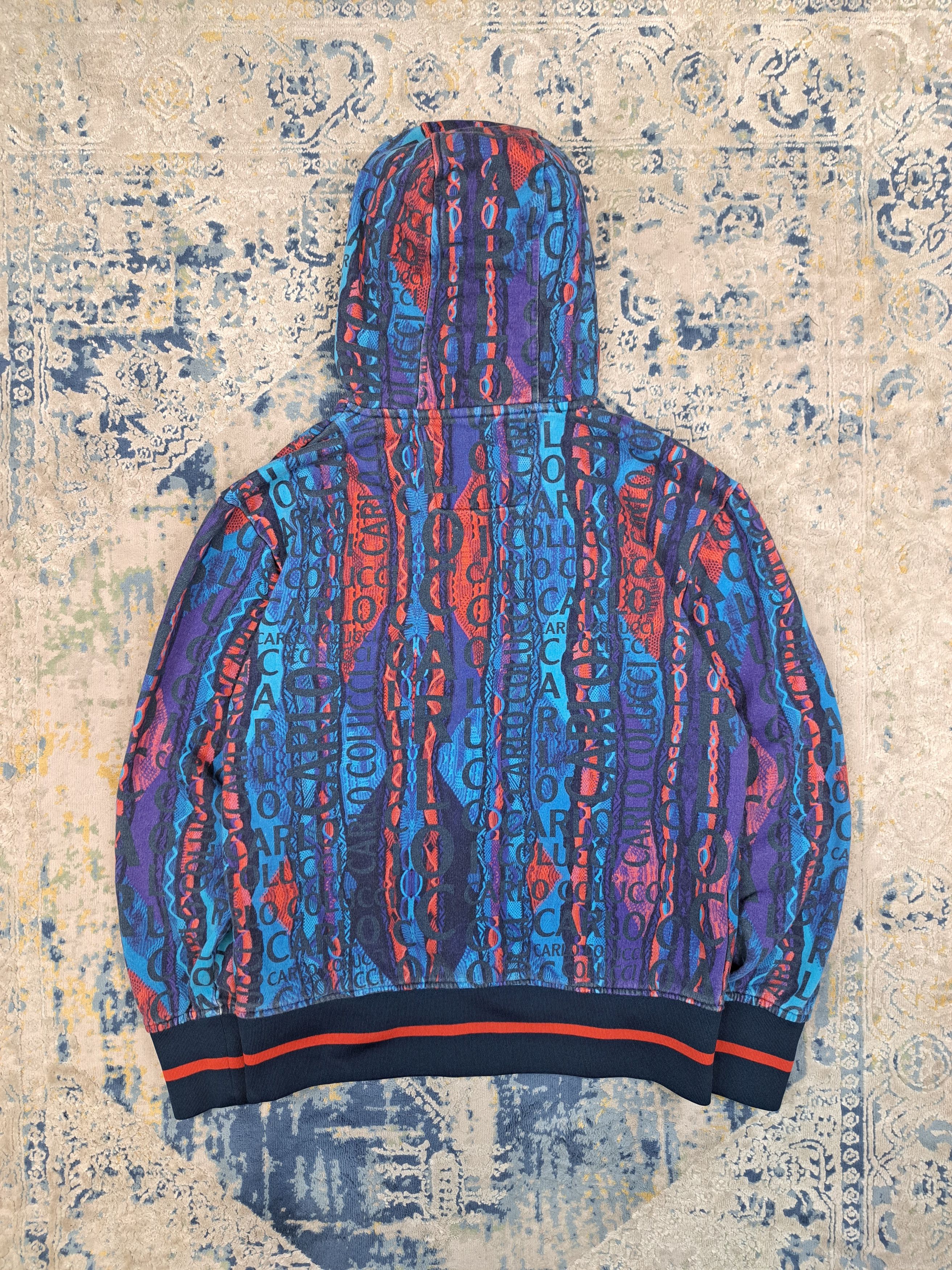 Carlo Colucci Carlo Colucci Multicolor Hoodie Coogi Style Avant Garde Size US M / EU 48-50 / 2 - 6 Thumbnail