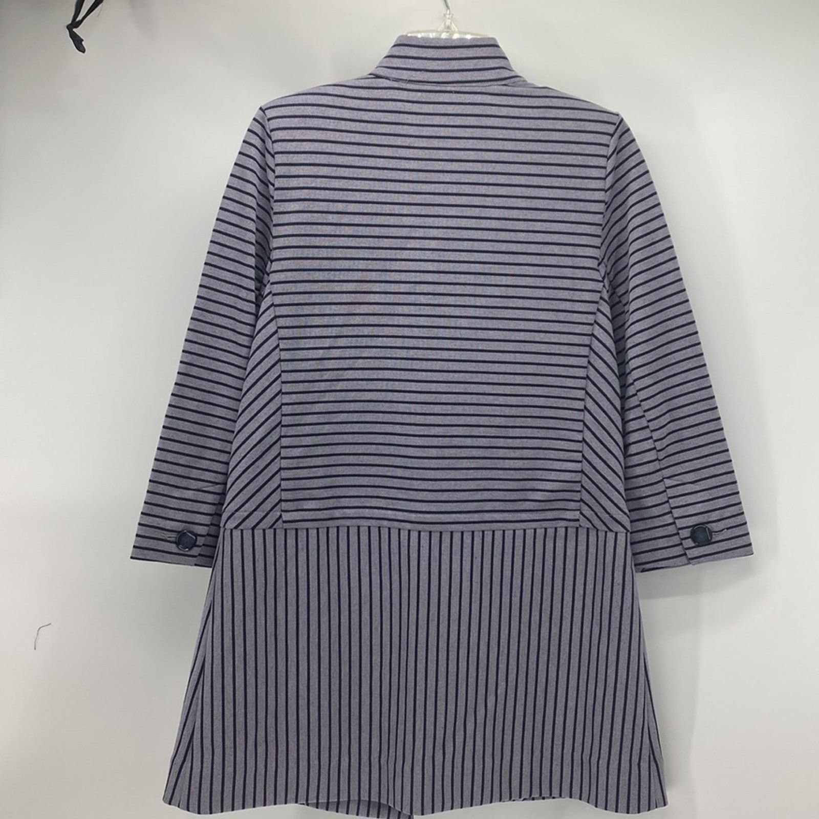 Other Cabi Dappled Stripe Car Coat Cotton Blend 3 quarter sleeve S Size S / US 4 / IT 40 - 2 Thumbnail