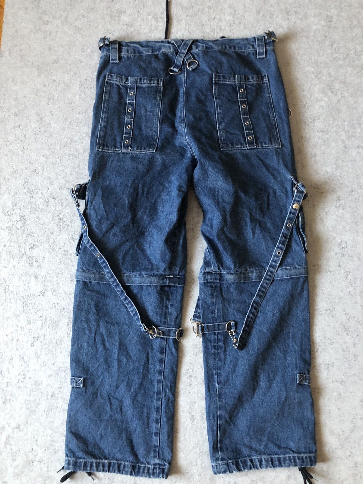 Japanese Brand × Tripp NYC × Vintage VINTAGE BONDAGE TRIPP BUGGY JEANS Size US 38 / EU 54 - 2 Thumbnail