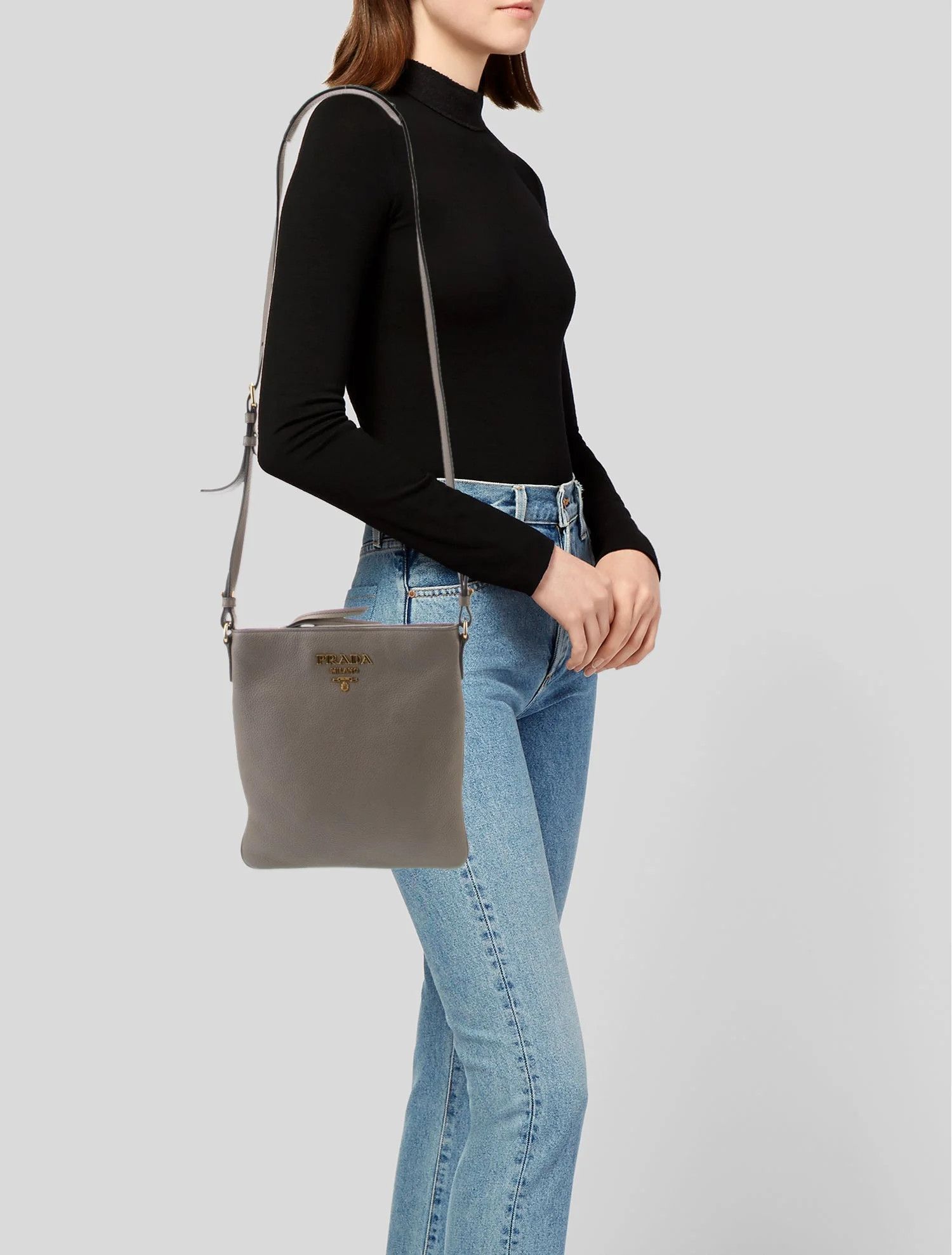 Prada o1srvl11e0624 Size: OS / Shoulder Bag in Grey Size ONE SIZE - 5 Thumbnail