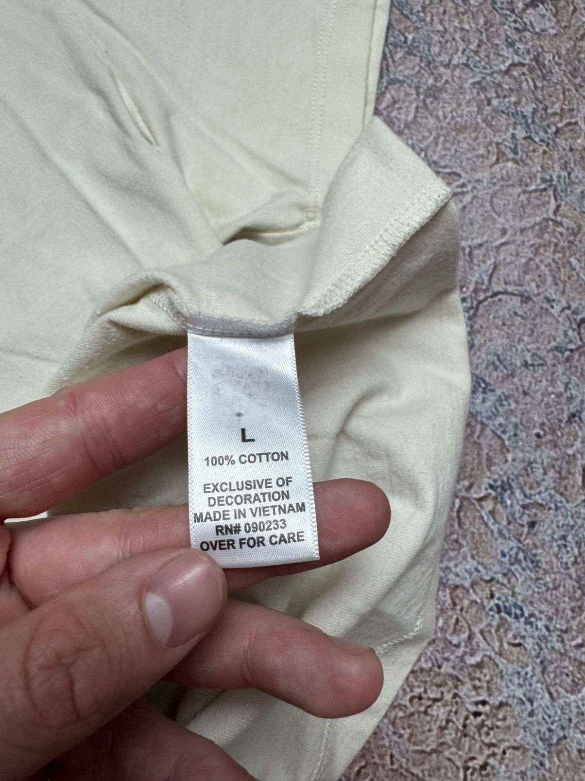 Other Fear of Gods Essentials T-Shirt Beige Short Sleeve Tee Crew Size US L / EU 52-54 / 3 - 13 Thumbnail