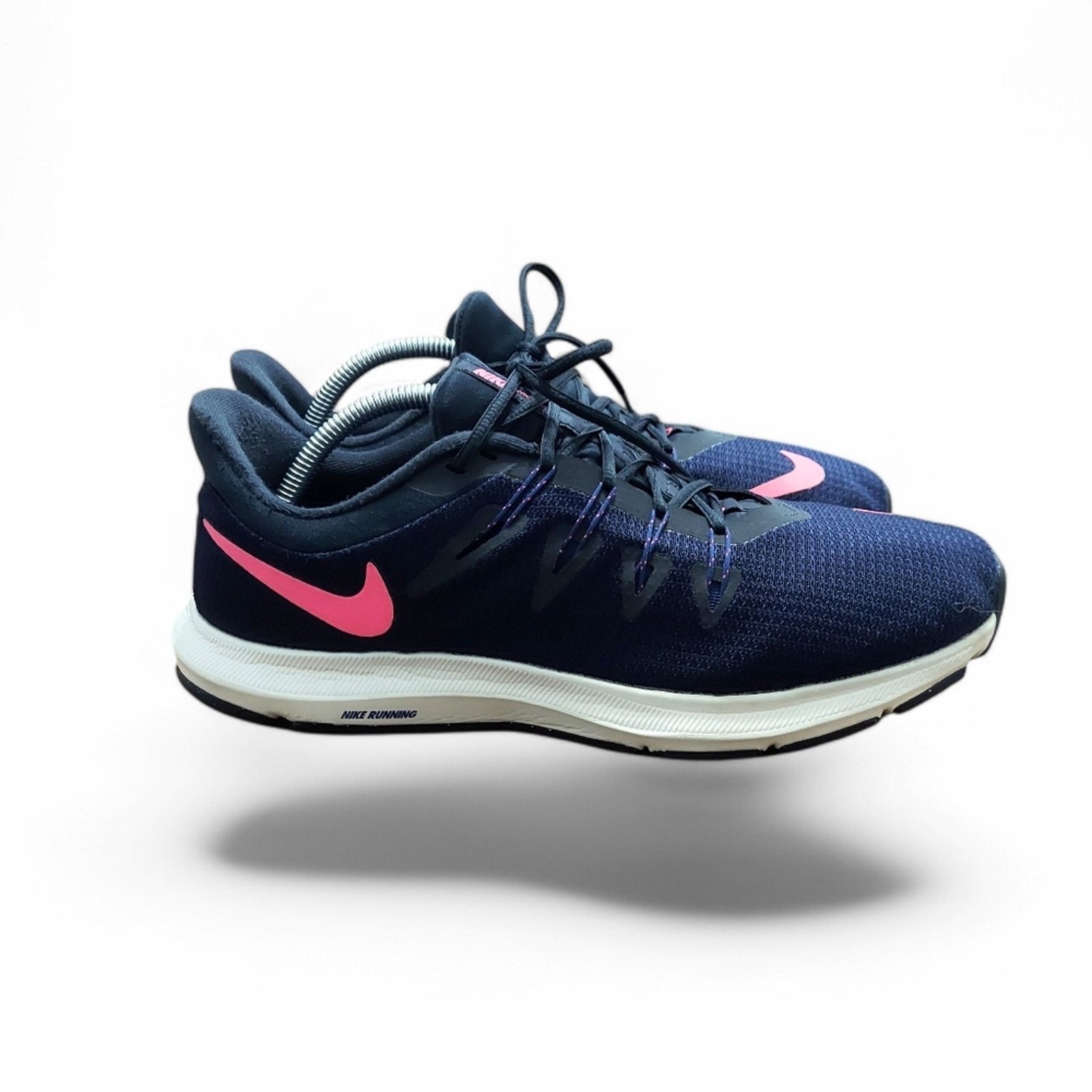 Nike Nike Pink and Blue Athletic Shoes Breathable Upper Size US 10.5 / IT 40.5 - 2 Thumbnail