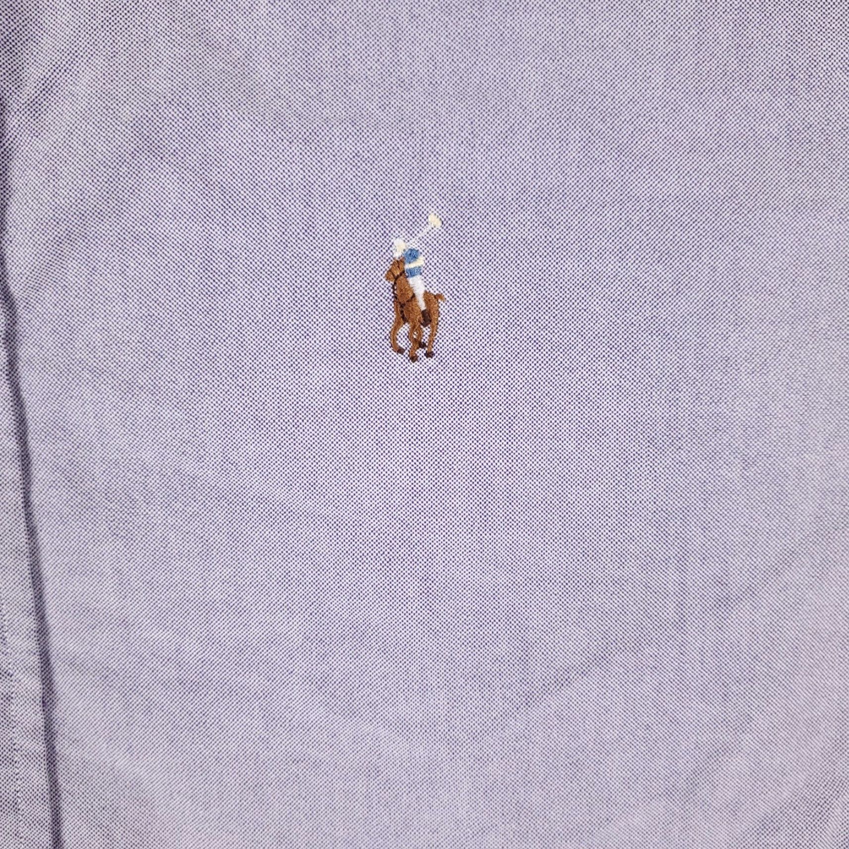 Ralph Lauren Ralph Lauren Dress Shirt Mens 16 Purple Long Sleeve Button-Down Solid American Modern Size 42R - 2 Thumbnail