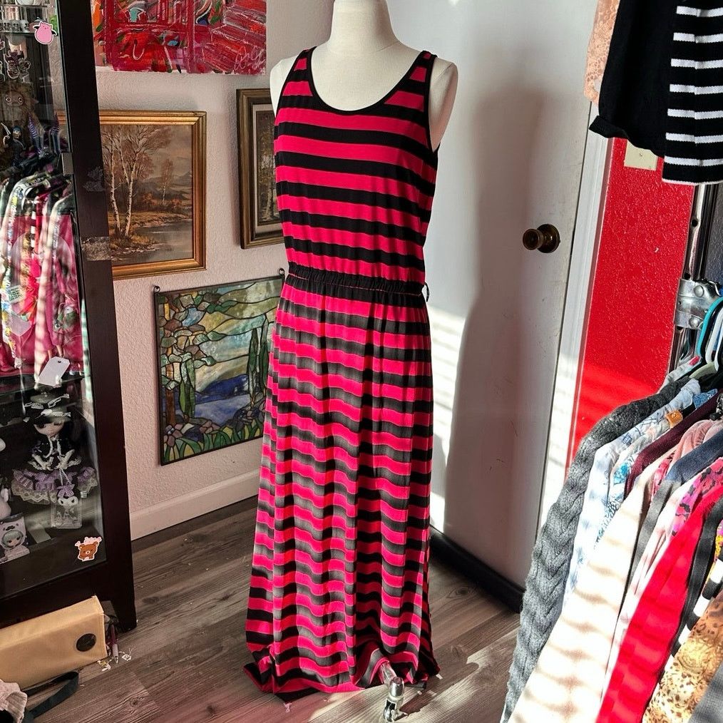 Other fever pink and black tank maxi dress Size S / US 4 / IT 40 - 1 Thumbnail