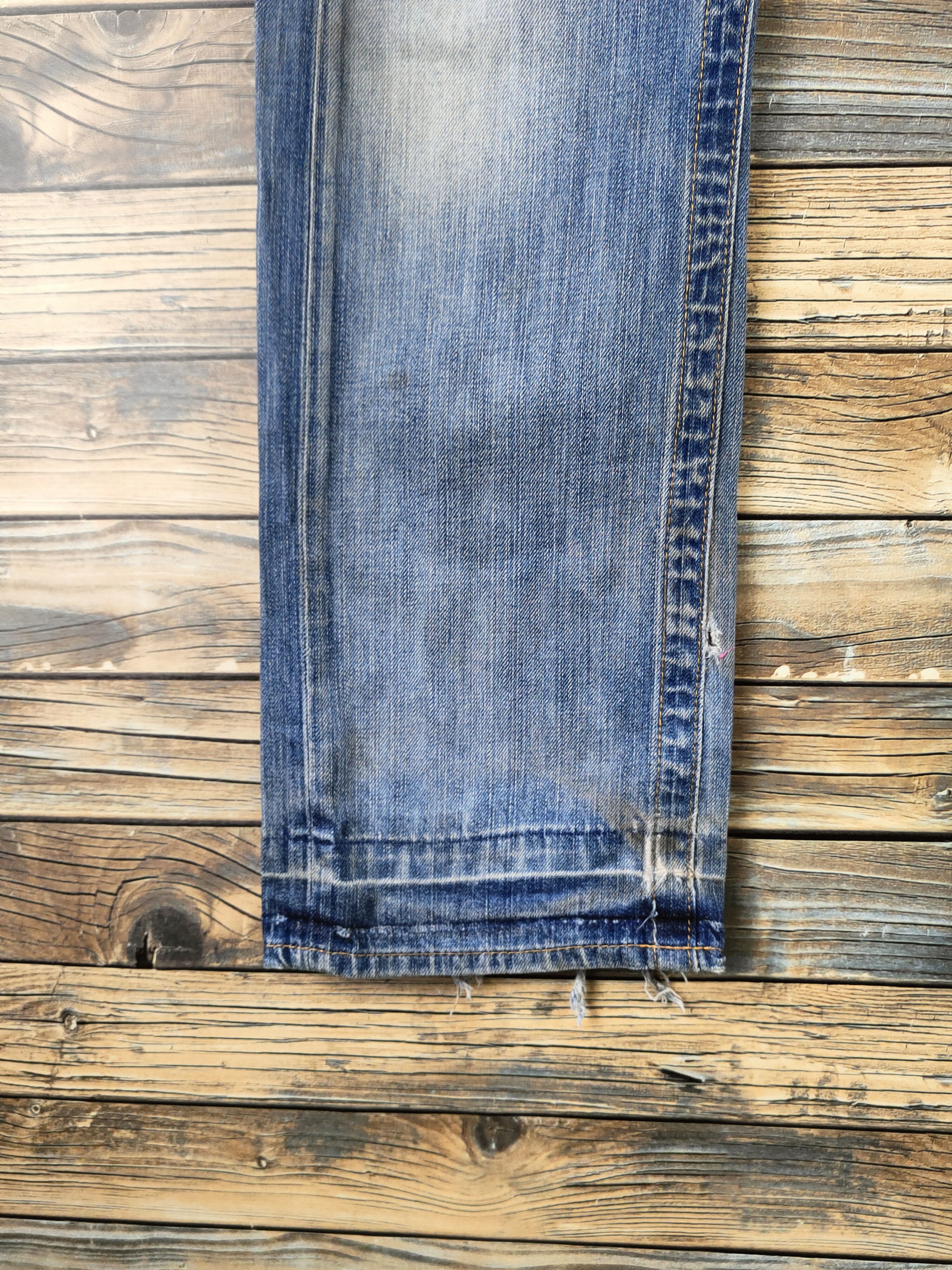 Replay DL Replay Blue Distressed Ripped Jeans #46-101 Size US 30 / EU 46 - 4 Thumbnail