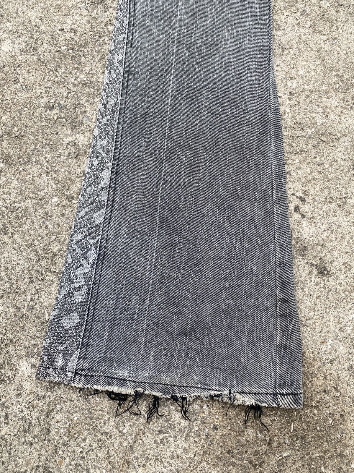Japanese Brand × Morgan Homme × Tornado Mart 1990s - Morgan Homme Hybrid Design Flare Denim Size US 30 / EU 46 - 13 Thumbnail