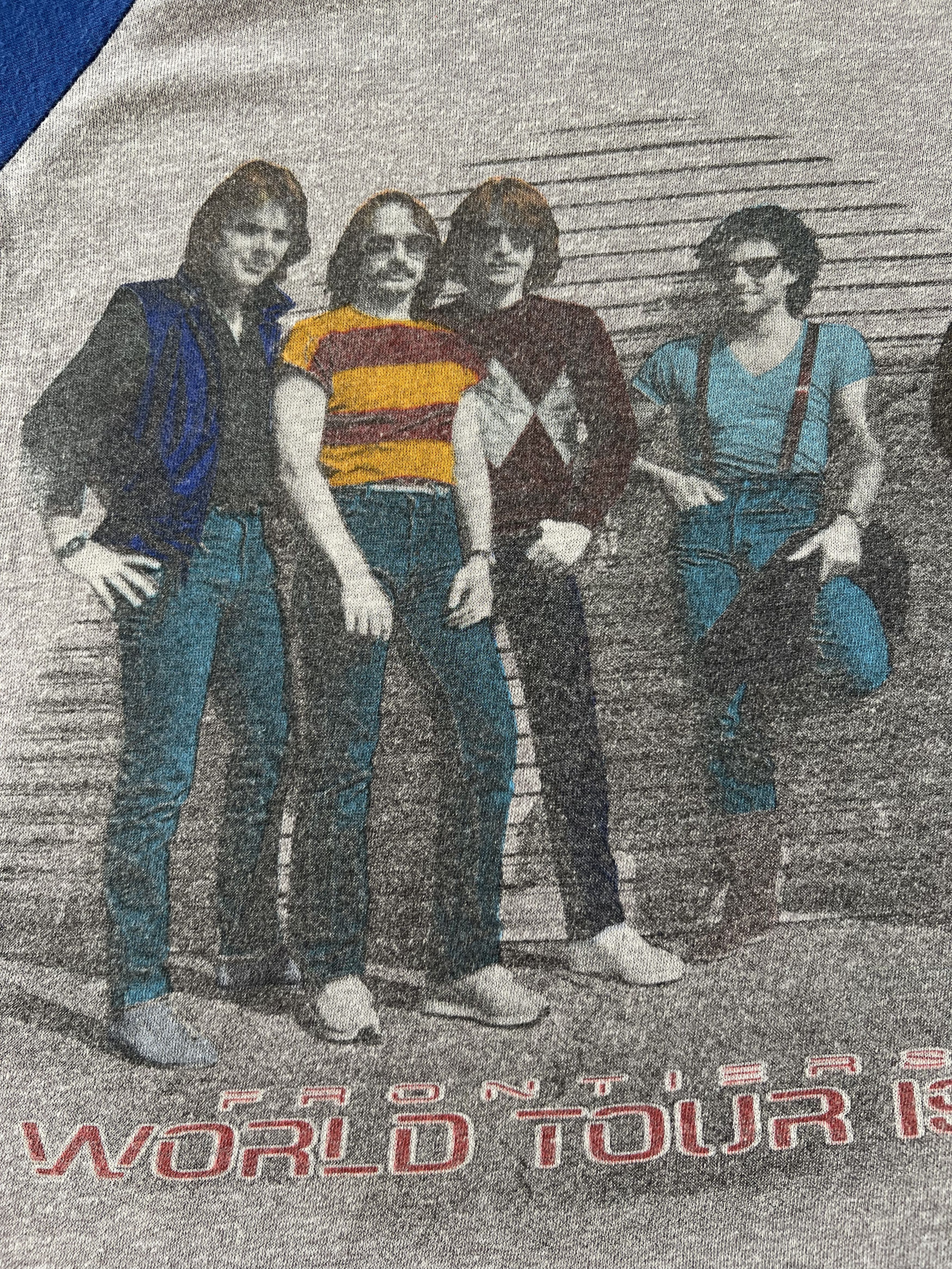Band Tees Vintage 1983 Journey Frontiers Tour Raglan 3/4 Sleeve Tshirt Size US M / EU 48-50 / 2 - 12 Thumbnail