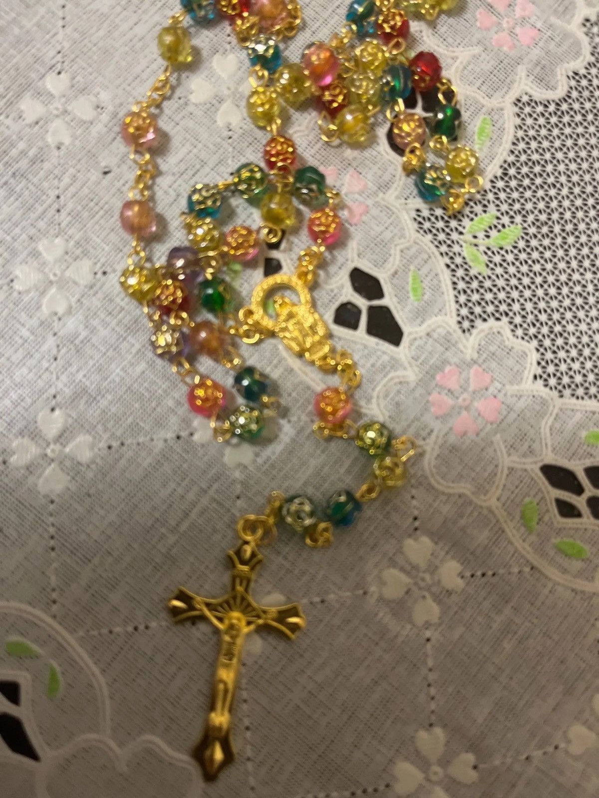 Other Catholic Rosary Bead Necklace Size ONE SIZE - 4 Thumbnail