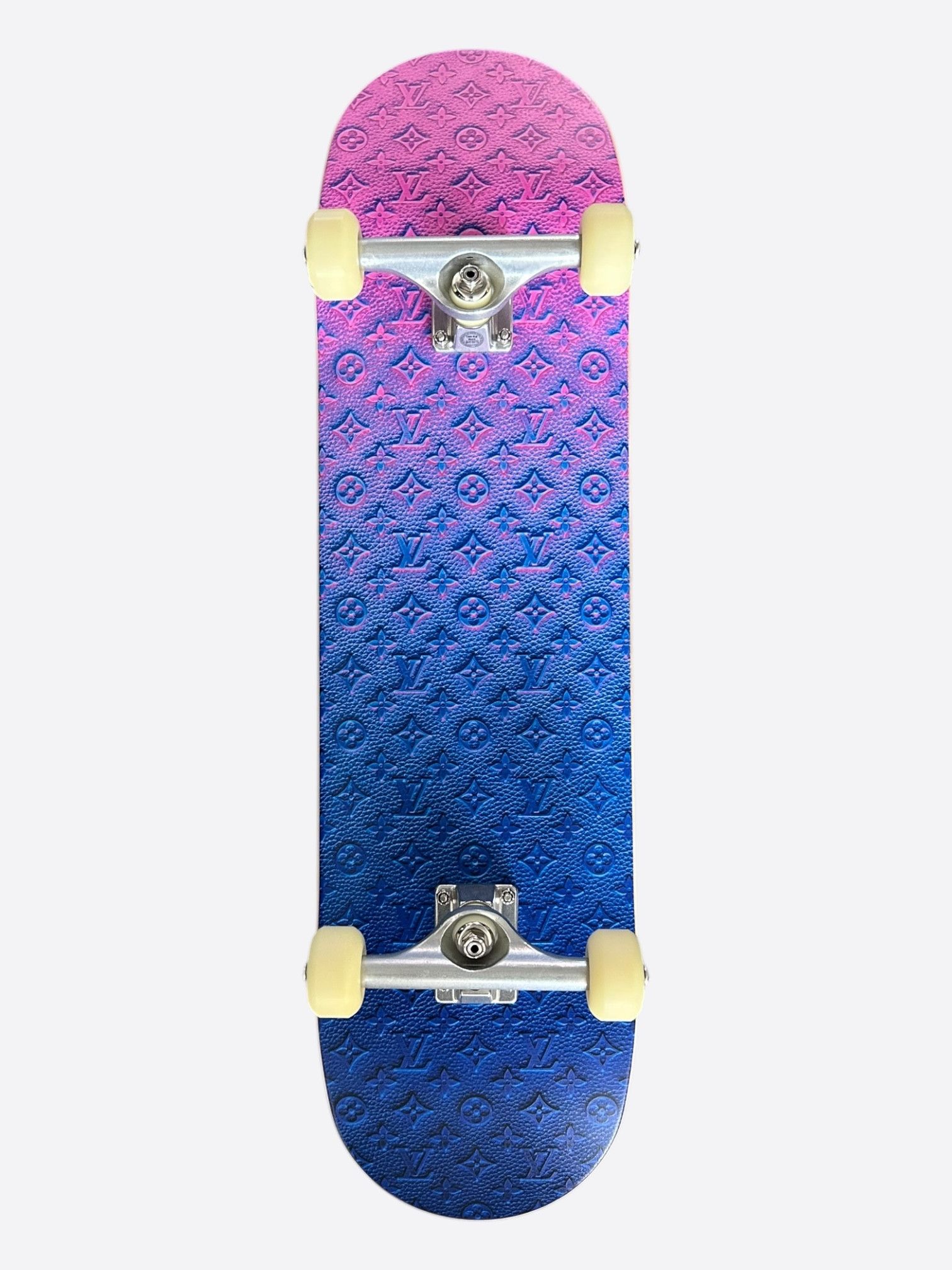 Louis Vuitton Louis Vuitton Pink & Blue Illusion Monogram Skateboard Size ONE SIZE - 1 Thumbnail