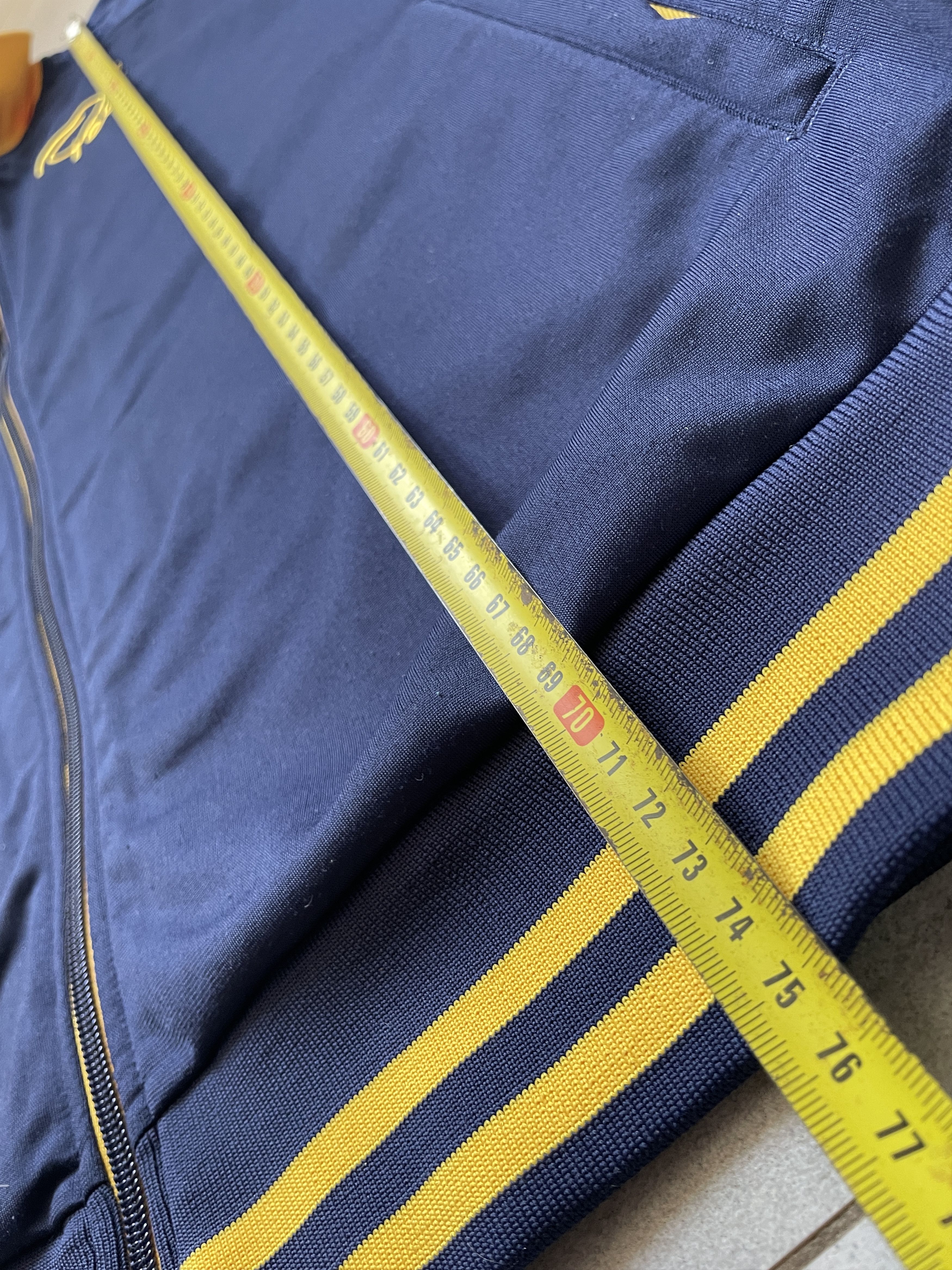 Other PELE NAVY ZIP TRACKTOP BLOKECORE SOCCER Size US XXL / EU 58 / 5 - 6 Thumbnail