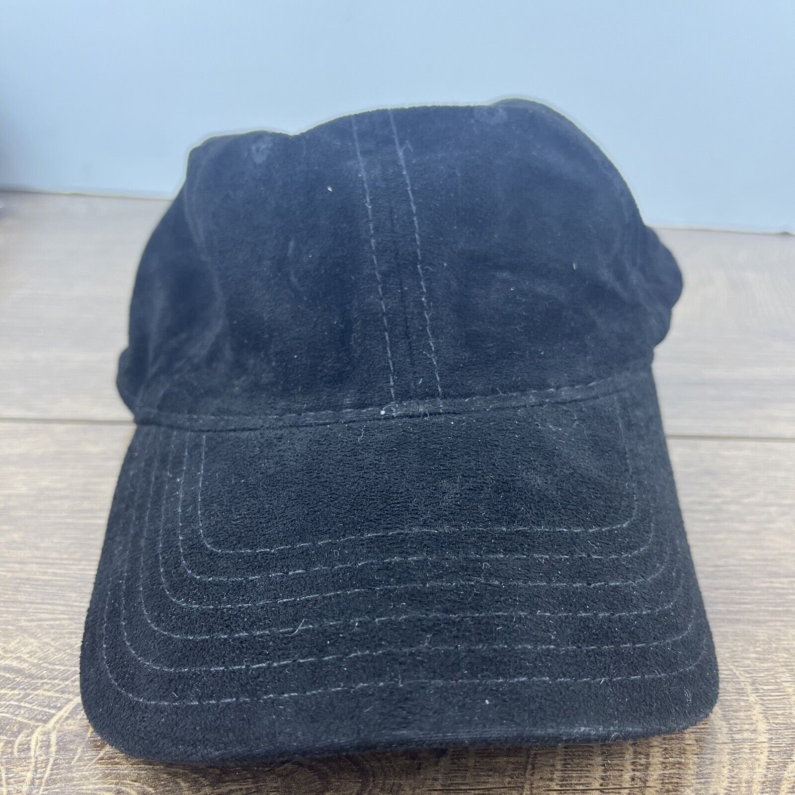 Other Plain Black Baseball Hat Cap Running Black Hat Adjustable Ad Size ONE SIZE - 1 Thumbnail