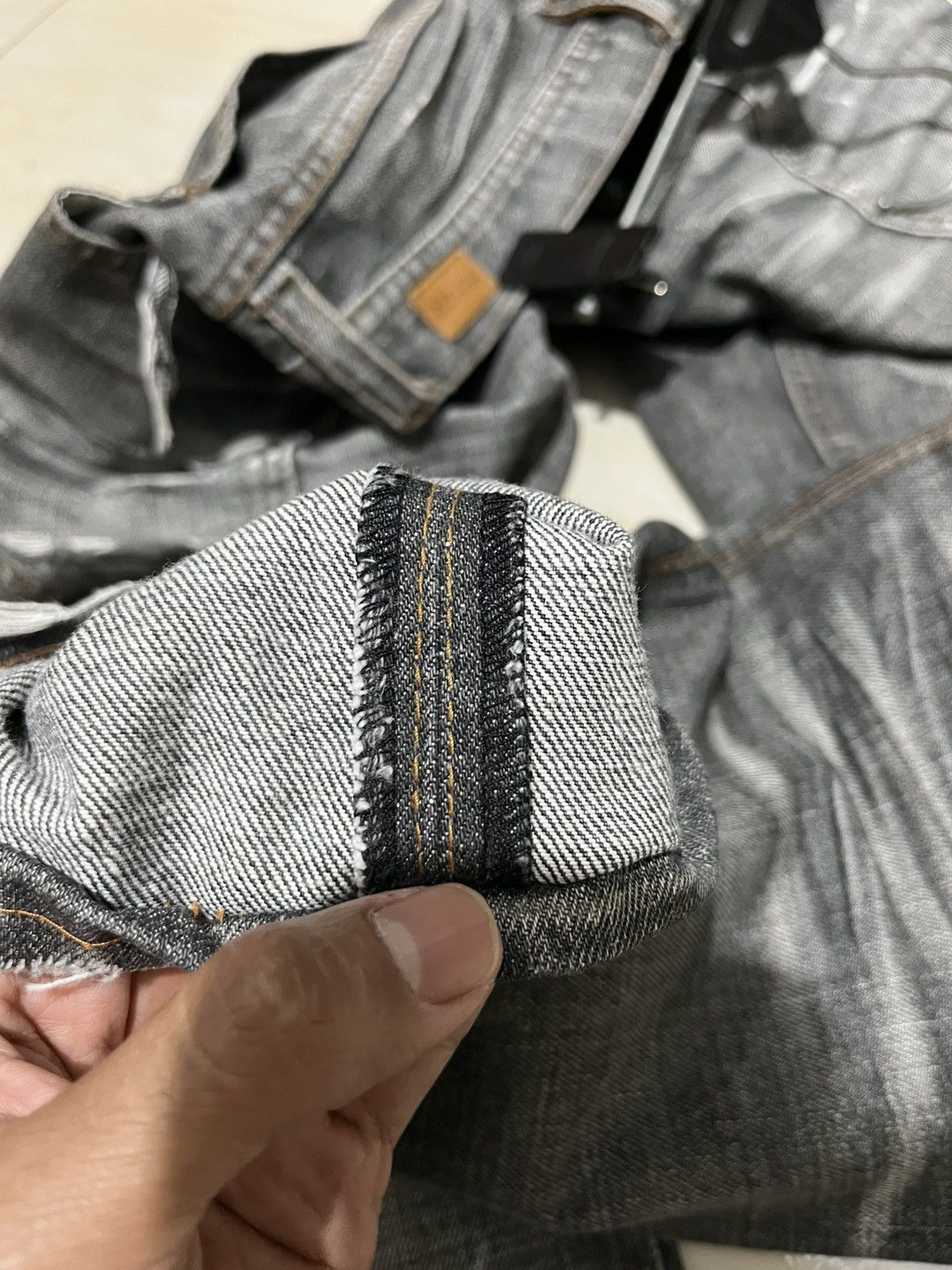 If Six Was Nine 2000's Japanese Brand Nicole Club For Men Jeans Size US 31 - 12 Thumbnail