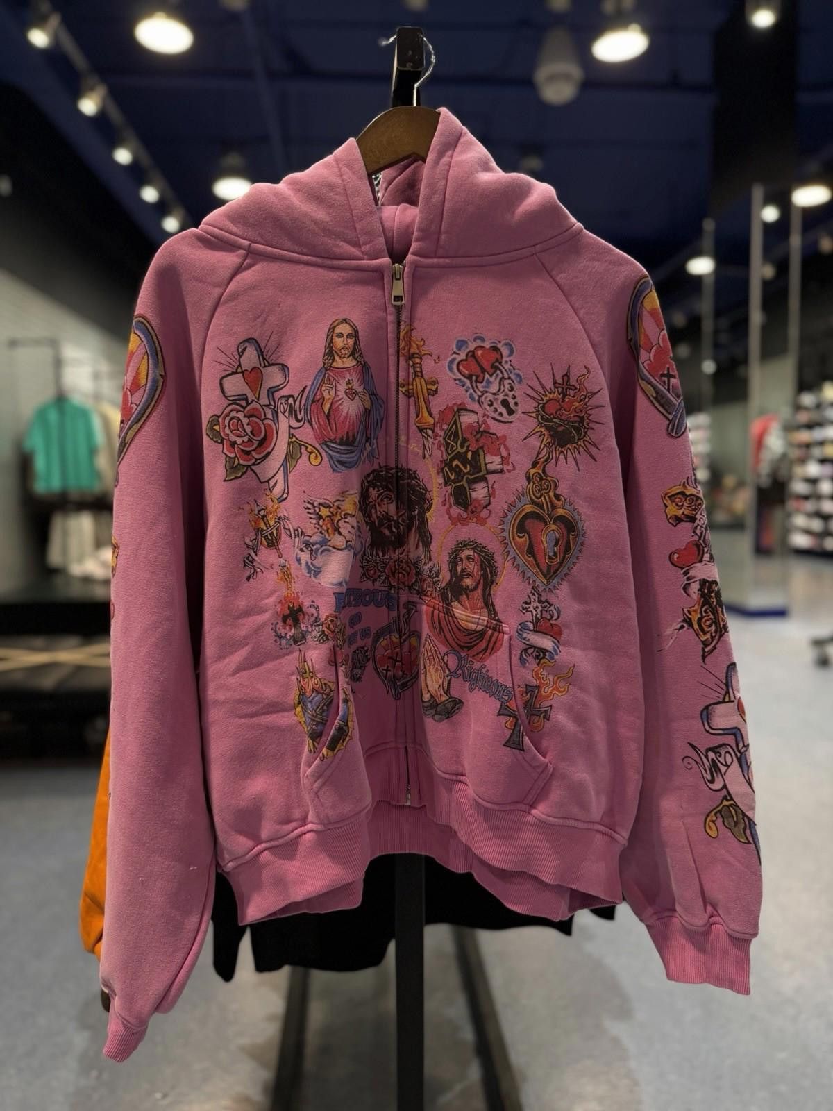 Other XXL - We Are Righteous Purple Zip Up Jesus Hoodie Size US XXL / EU 58 / 5 - 6 Thumbnail