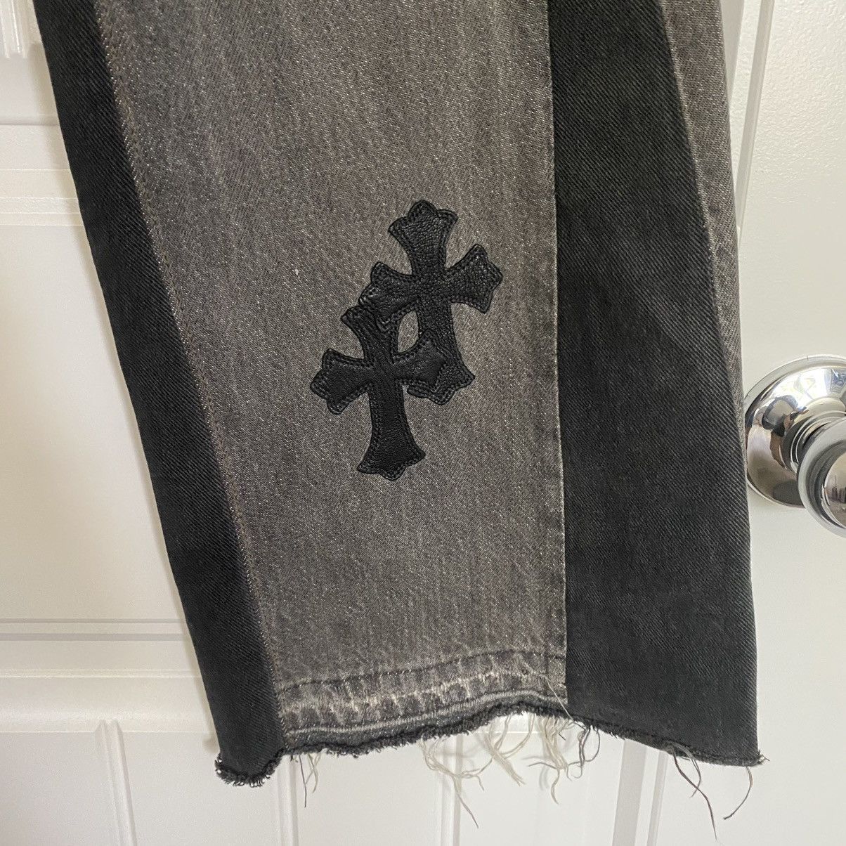 Chrome Hearts Chrome Hearts Gallery Dept Flared Grey Levi’s 501 Jeans Size US 29 - 18 Thumbnail
