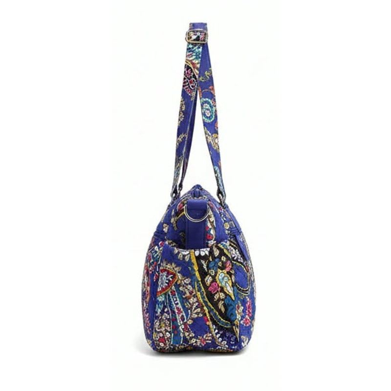 Vera Bradley Vera Bradley Iconic Glenna Purse Bag Romantic Paisley Blue Size ONE SIZE - 4 Thumbnail