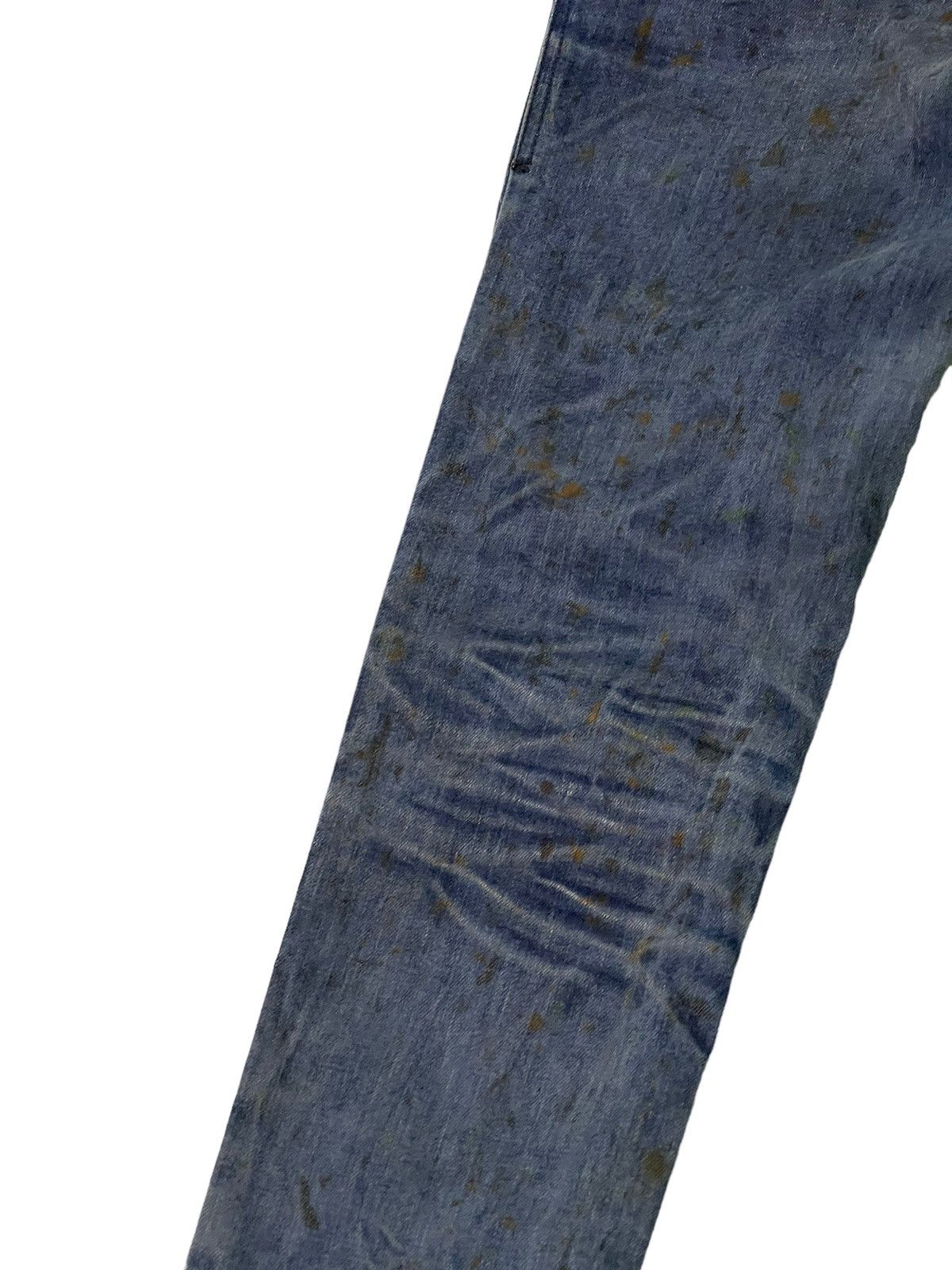 Diesel Skinny Jeans Diesel Gettleg Distress Paint Splash 6🟦2 Size US 29 - 19 Thumbnail
