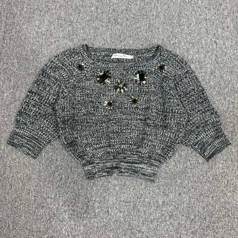 Dior Dior Gray Wool Pullover Sweater . Size S / US 4 / IT 40 - 1 Thumbnail