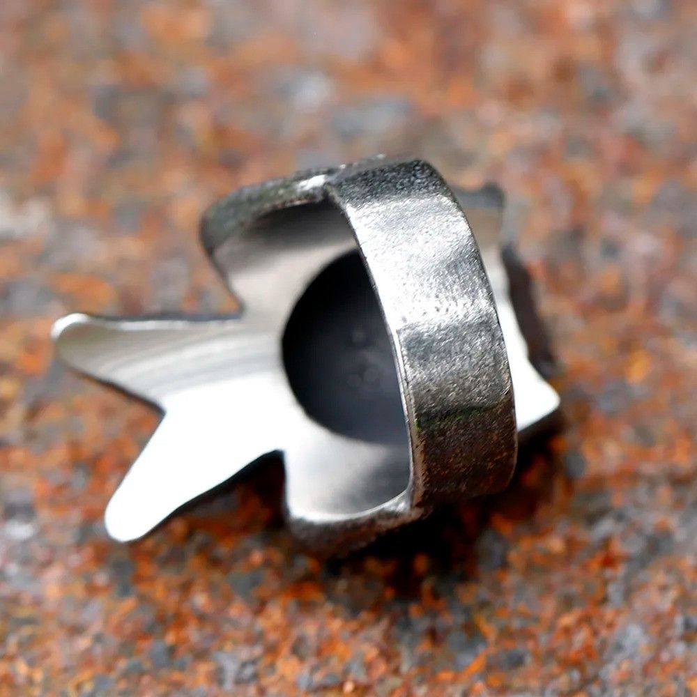 Jewelry Skull Ring Streetwear Jewelry Fashion Gift Size ONE SIZE - 3 Thumbnail