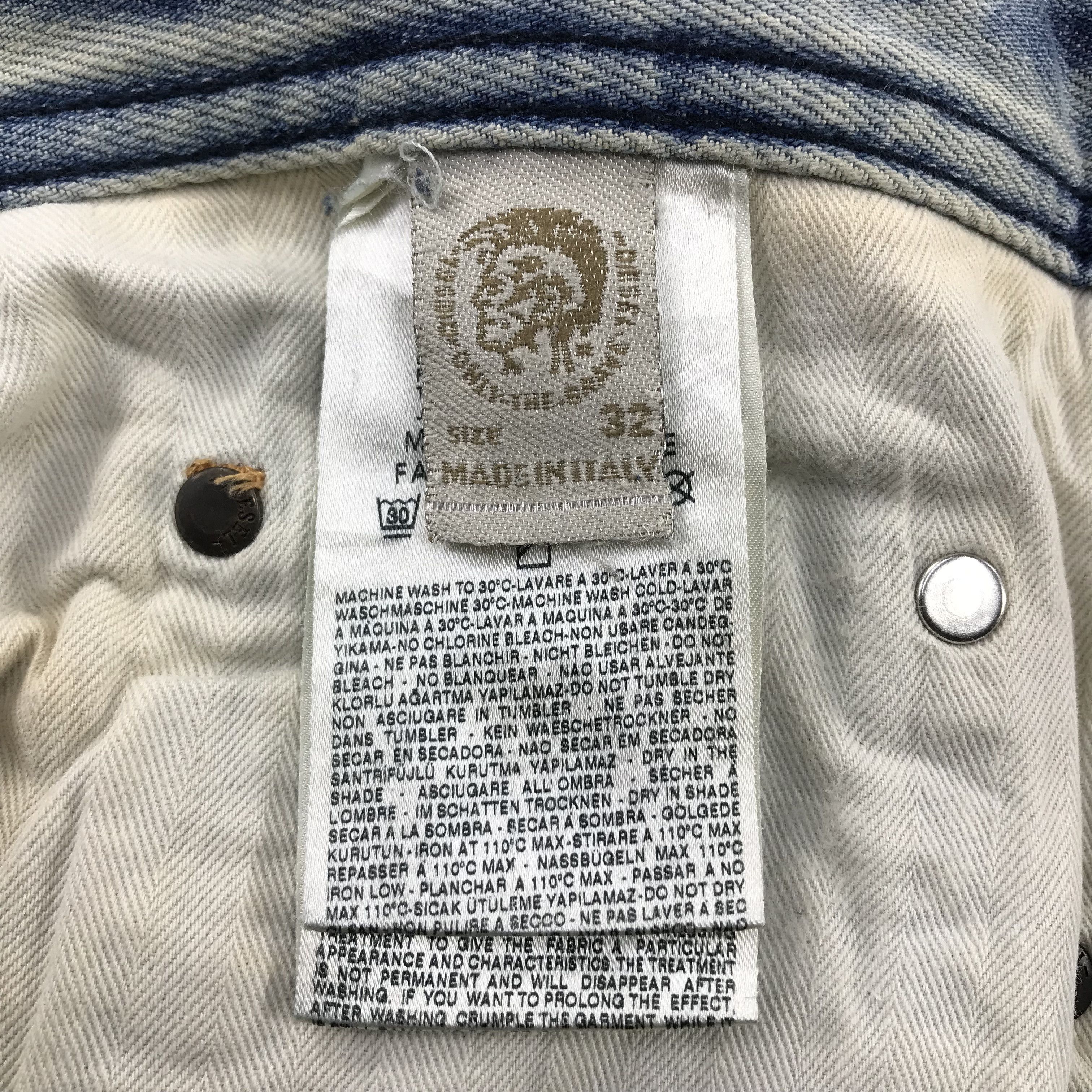 Diesel Diesel Safado Light Distress Denim Jeans KJ3458 Size US 32 / EU 48 - 19 Thumbnail