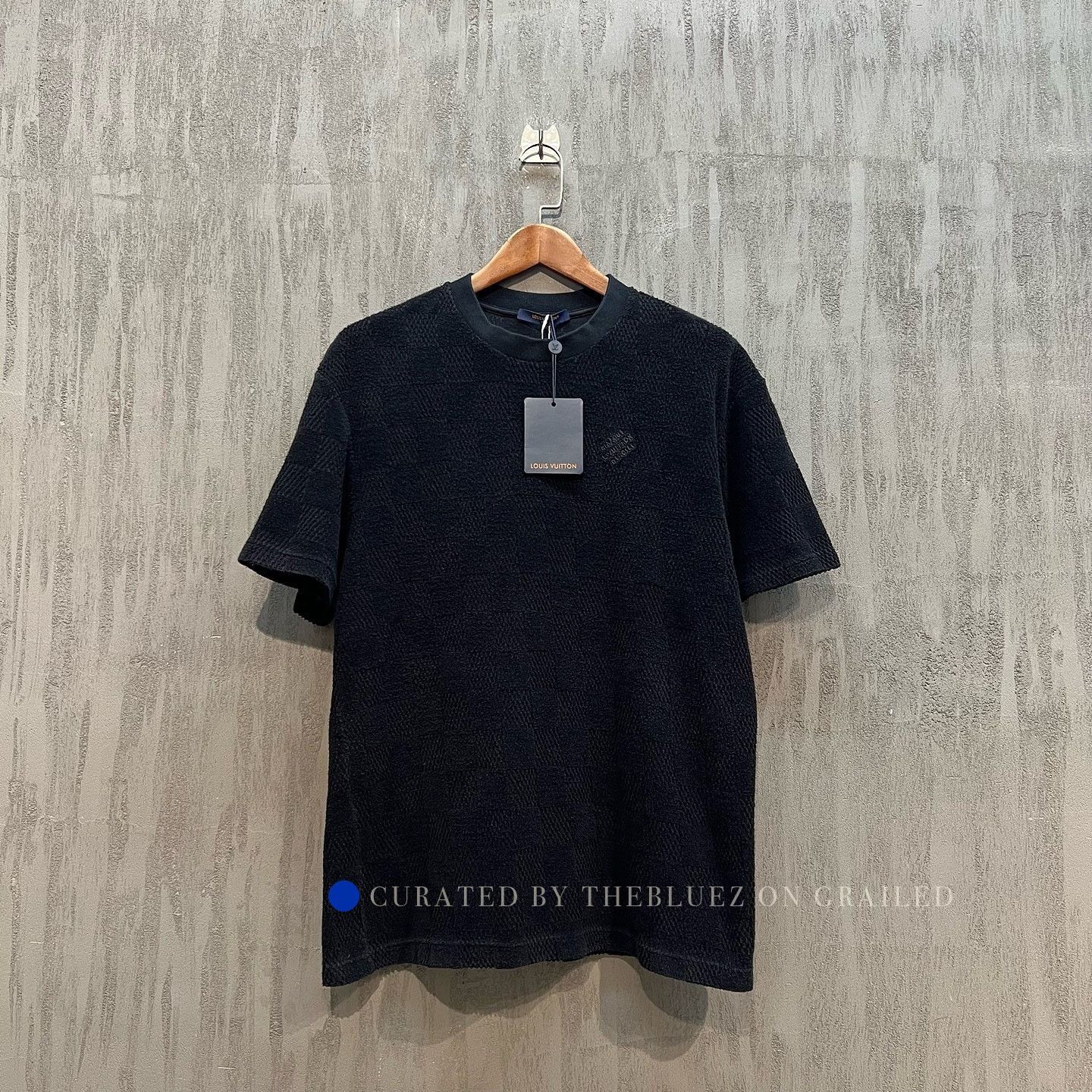 Louis Vuitton Damier Print Black Short Sleeve Tee Size US L / EU 52-54 / 3 - 1 Thumbnail