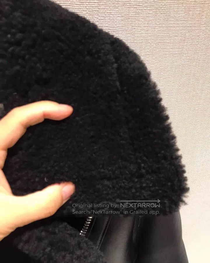 Acne Studios Acne Studios Shearling and Leather Combination Jacket Pilo Size XS / US 0-2 / IT 36-38 - 4 Thumbnail