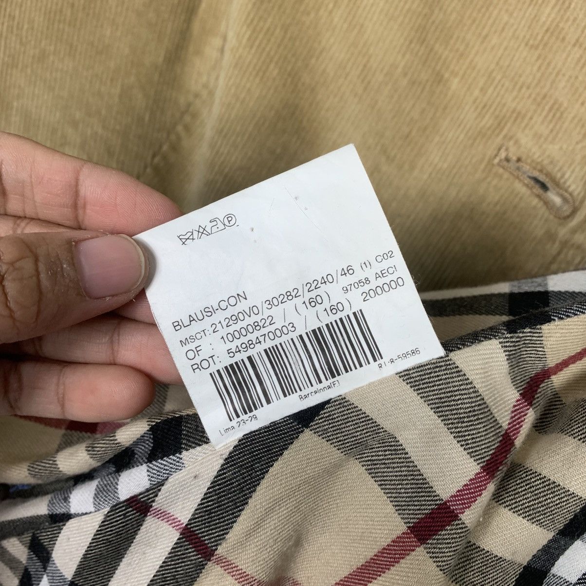 Burberry Burberry London Corduroy Nova Check Women Jacket Size M / US 6-8 / IT 42-44 - 16 Thumbnail