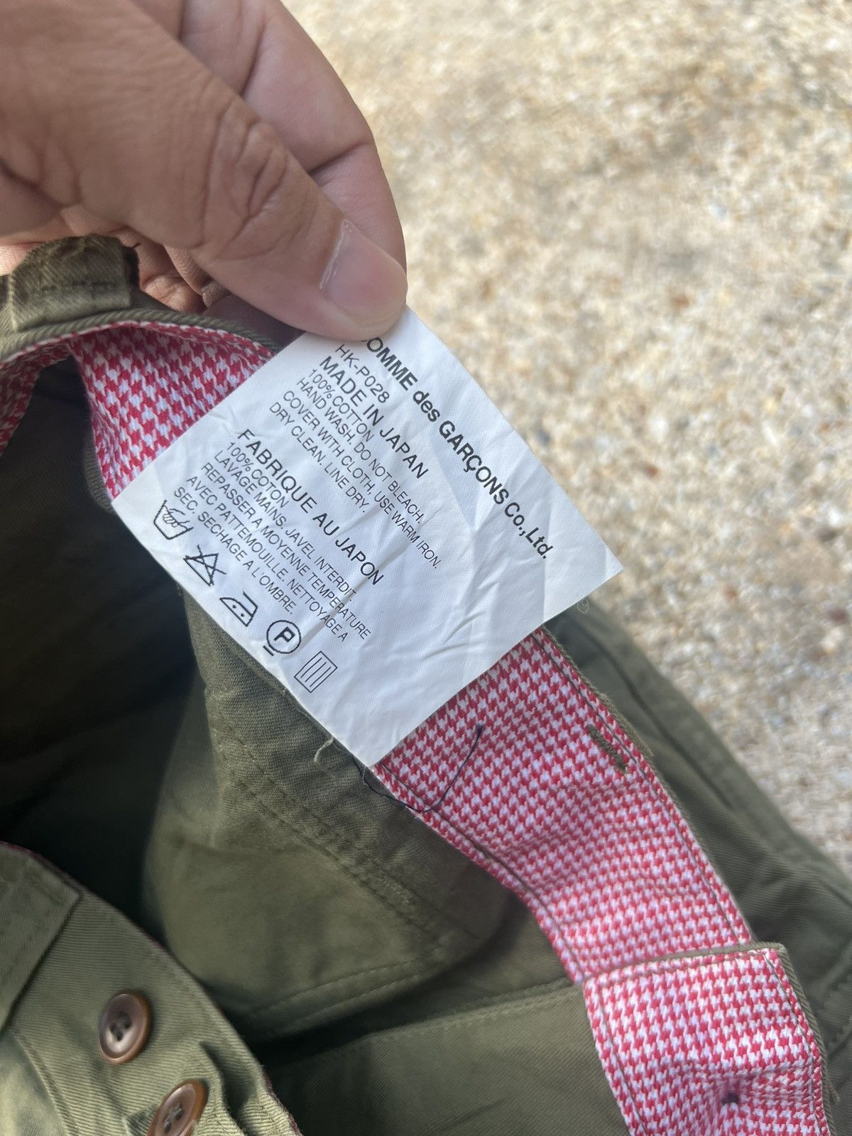 Comme des Garcons × Comme des Garcons Homme Plus × Japanese Brand Comme Des Garcons Army Design Pants Size US 34 / EU 50 - 6 Thumbnail