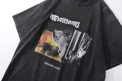 Other Men's character print washed distressed T-shirt Size US L / EU 52-54 / 3 - 4 Thumbnail