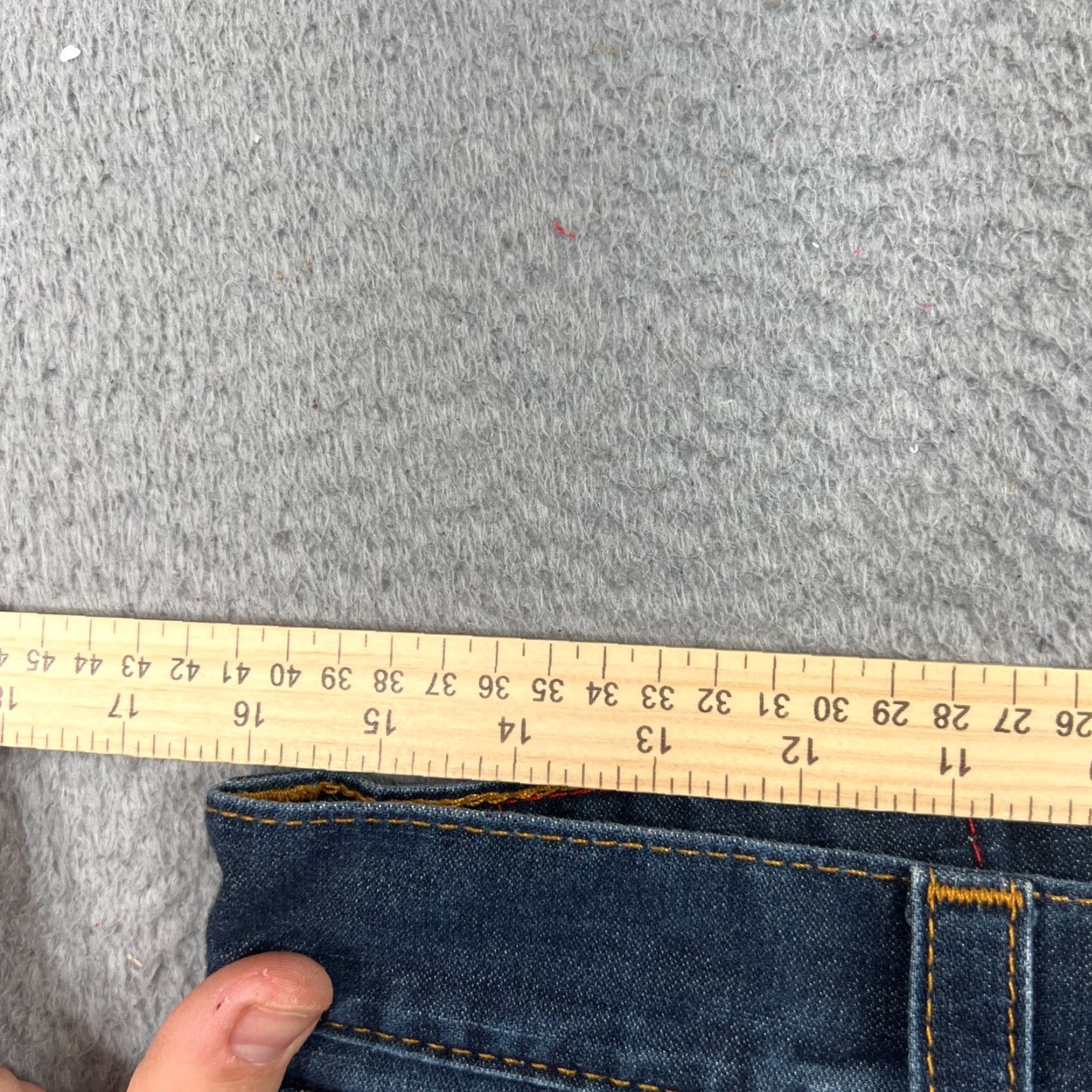 True Religion True Religion Jeans Mens 30 Straight Denim Blue Dark 5-Pocket Logo Button Zip Inseam 33 Regular Rise Mid Vintage: No Size US 30 / EU 46 - 5 Thumbnail