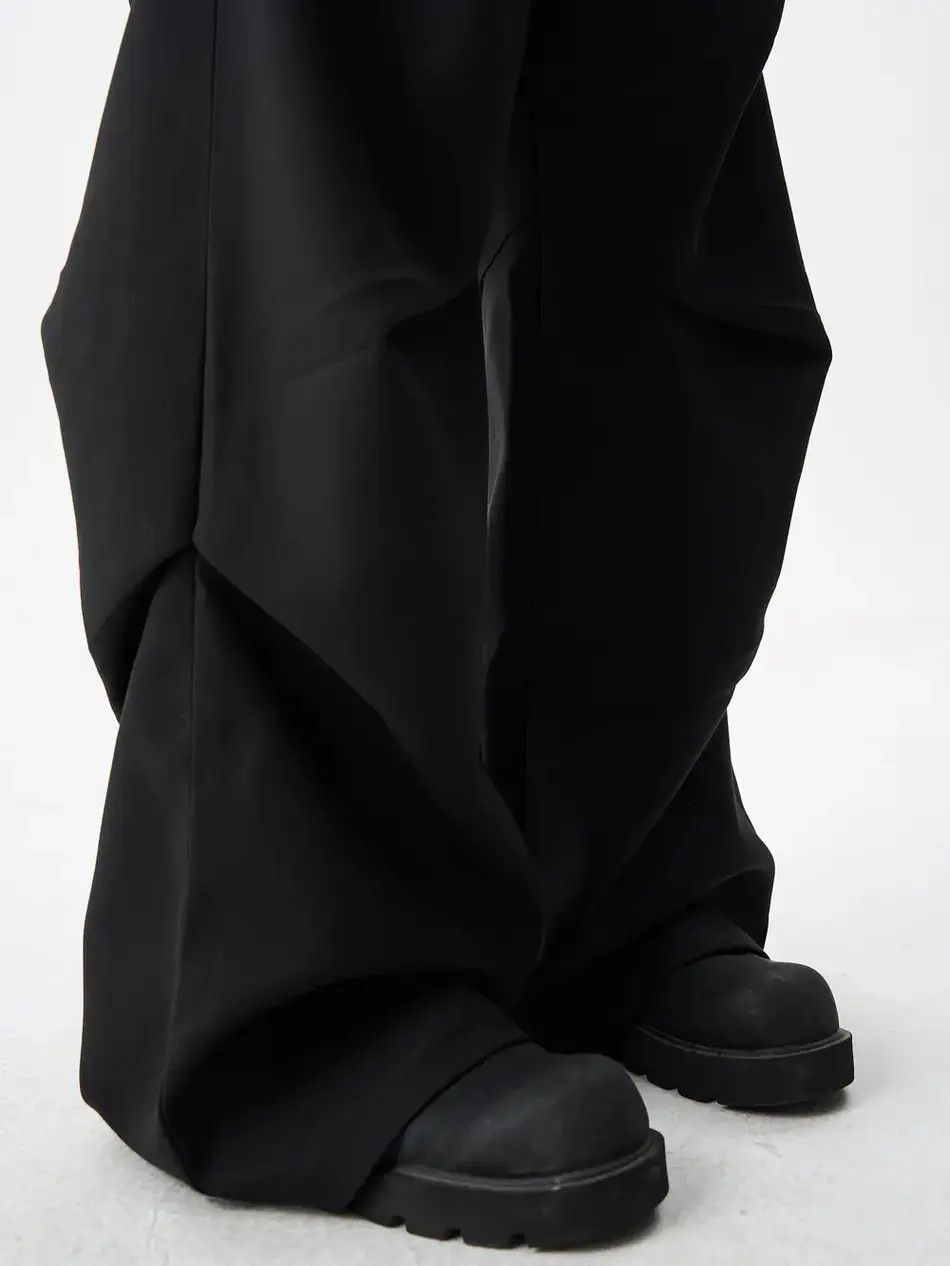 Japanese Brand × Vintage Loose drape wide leg suit casual pants Size US 30 / EU 46 - 5 Thumbnail