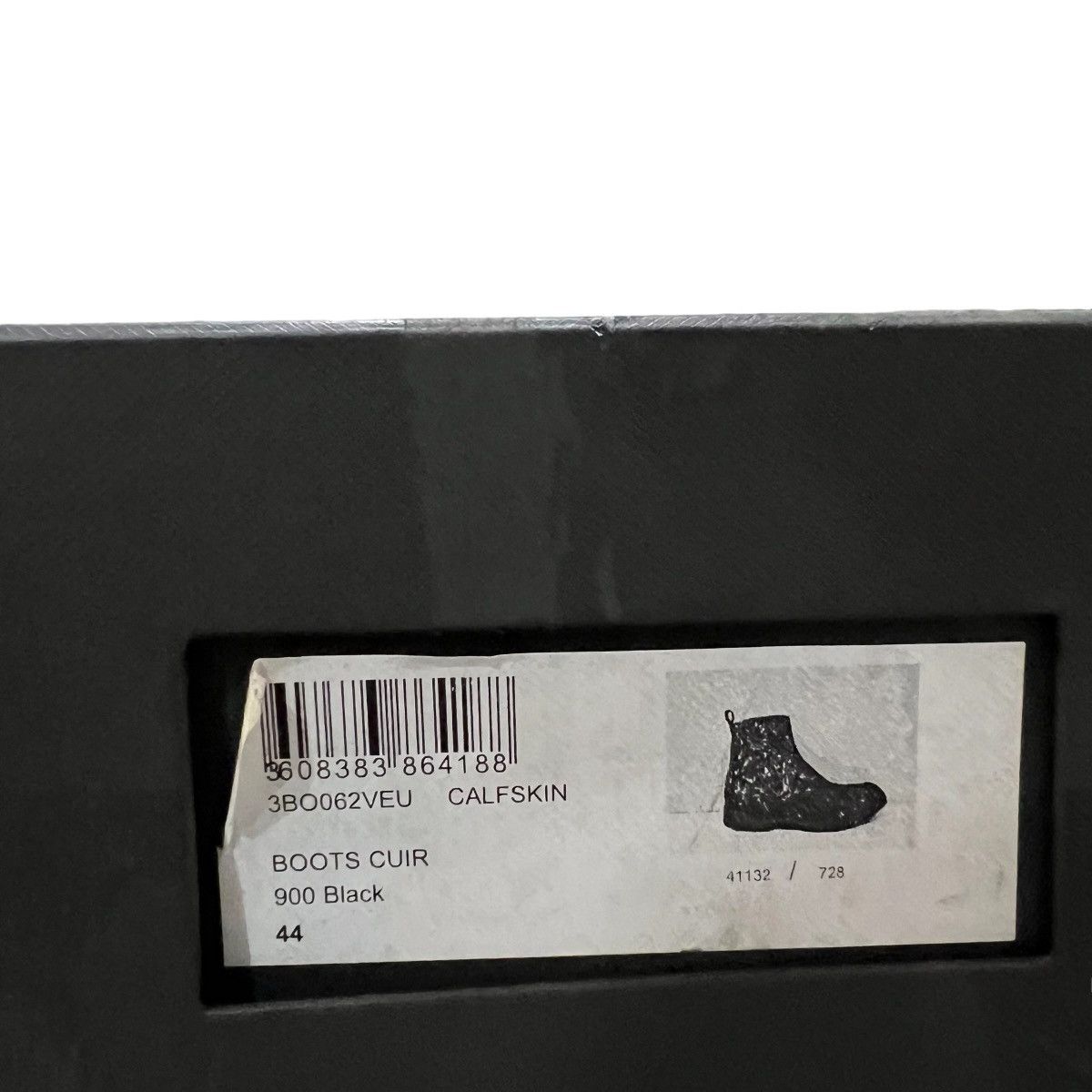 Dior × Kris Van Assche Dior Homme KVA 12AW calf skin side zip boots Size US 11 / EU 44 - 10 Thumbnail