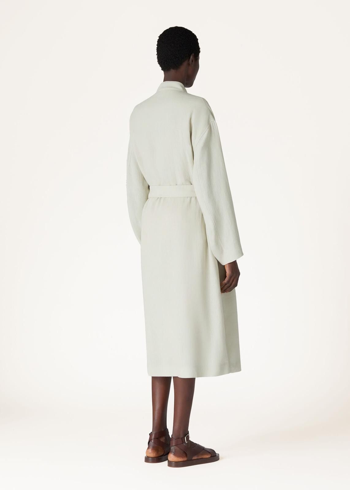 Loro Piana o1srvl11e0425 FAO2873 Coat in Light Grey Size L / US 10 / IT 46 - 6 Thumbnail