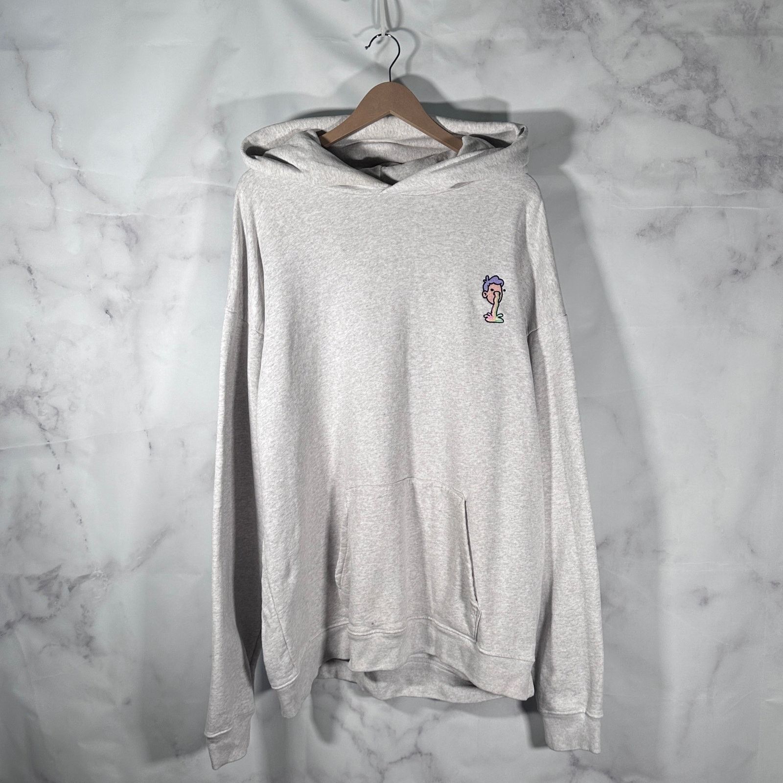 Other The Doodles Grey Ecocycle Embroidered Hoodie Size US XL / EU 56 / 4 - 1 Thumbnail