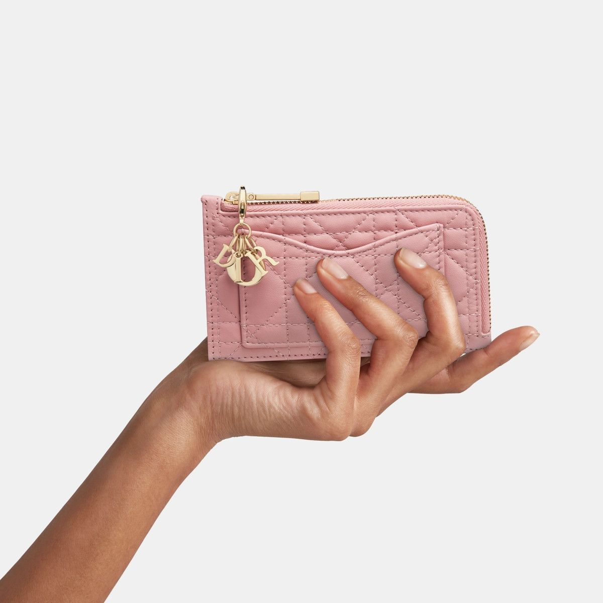 Dior o1bcso1str0226 Size:OS/ Zipped Card Holder in Pink Size ONE SIZE - 6 Thumbnail