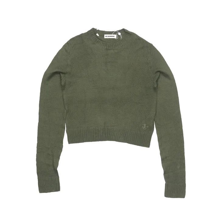 Jil Sander × Raf Simons Jil Sander AW12 Green Intarsia Whale
