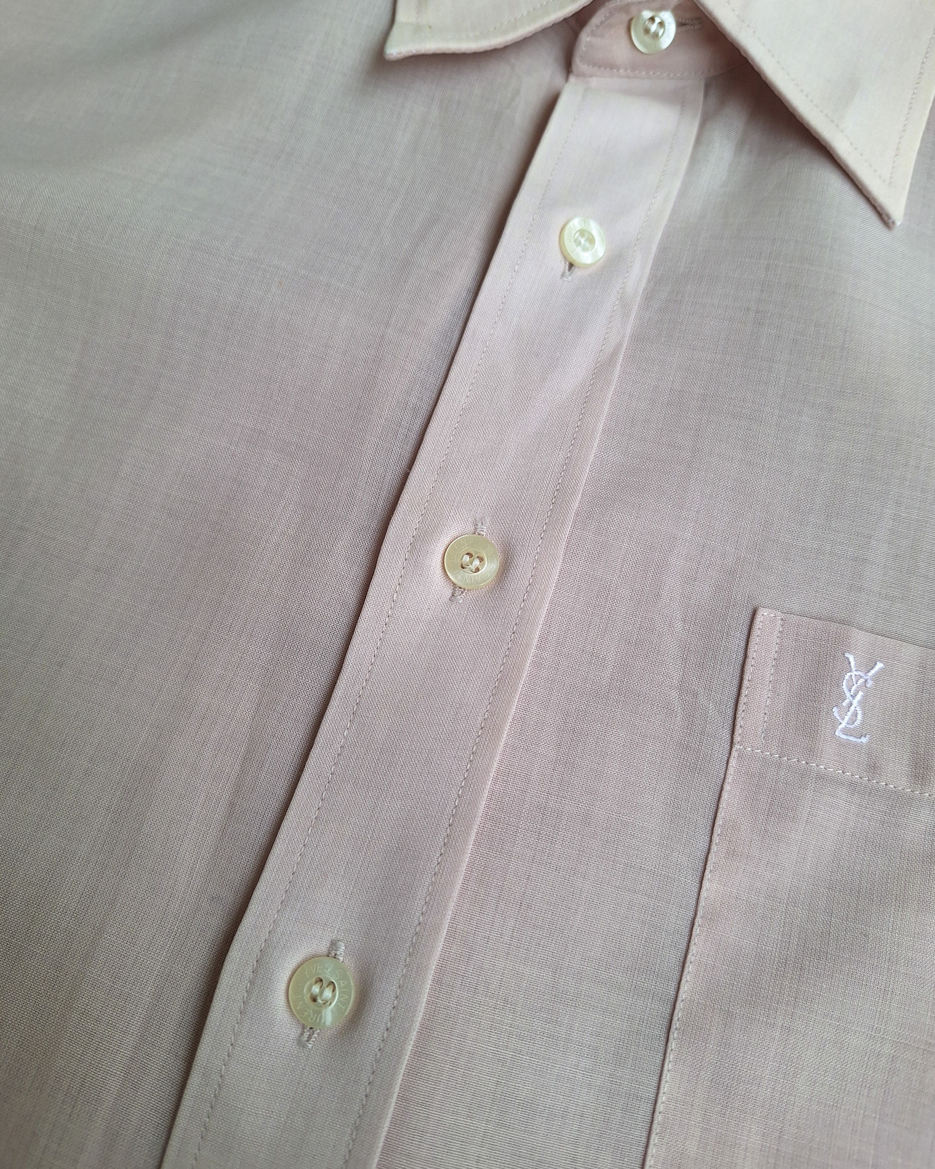 Vintage × Yves Saint Laurent Vintage Ysl Yves Saint Laurent Shirt Size US L / EU 52-54 / 3 - 4 Thumbnail