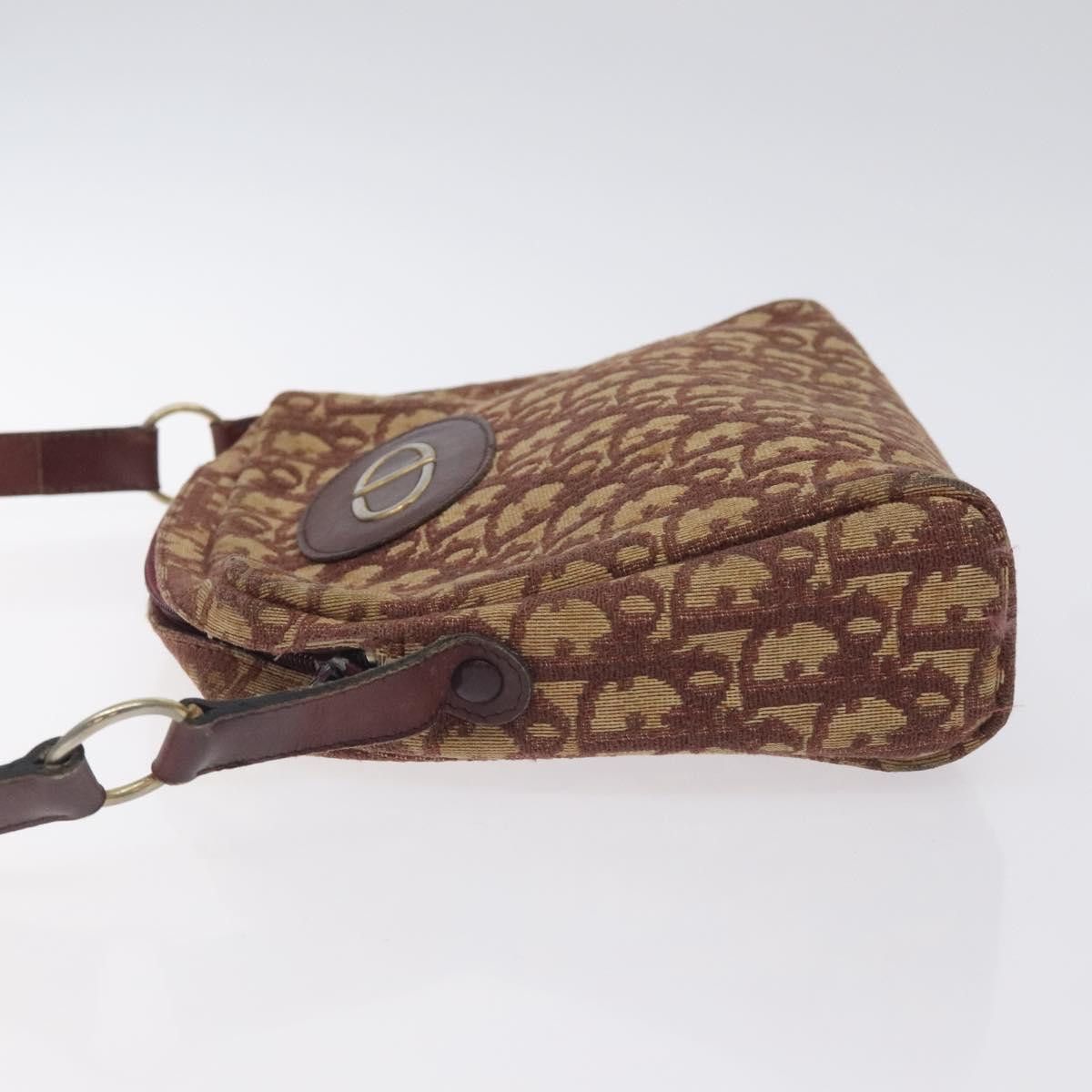 Dior DIOR Trotter Canvas Shoulder Bag Red Size ONE SIZE - 5 Thumbnail