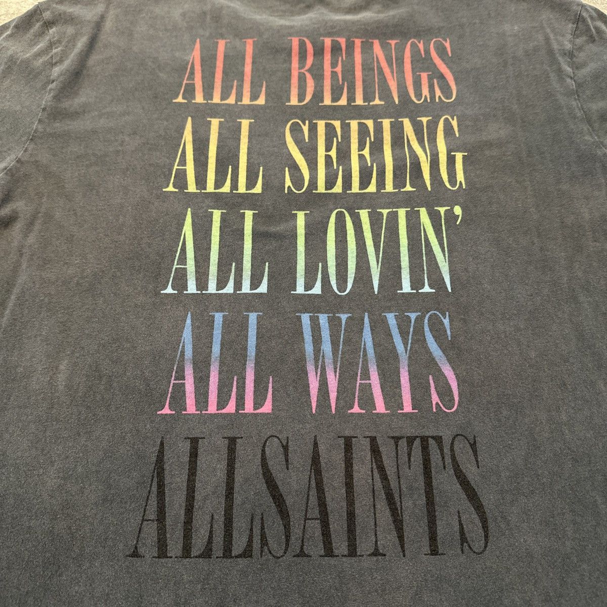 Allsaints AllSaints Pride Leopard Print Logo Spellout Shirt Relaxed Size US M / EU 48-50 / 2 - 9 Thumbnail