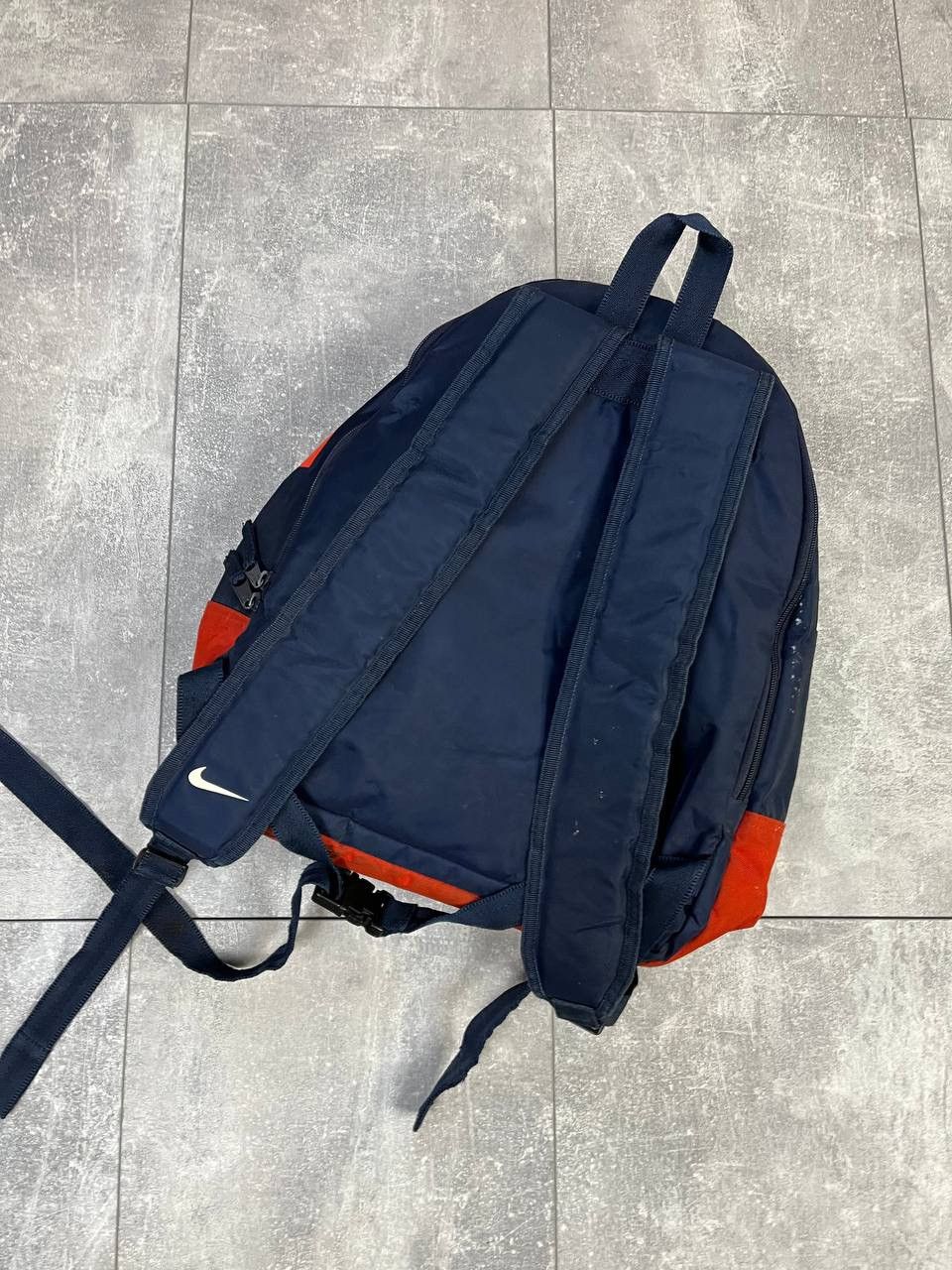 Vintage Vintage Nike overprint logo y2k nylon big backpack Size ONE SIZE - 9 Thumbnail
