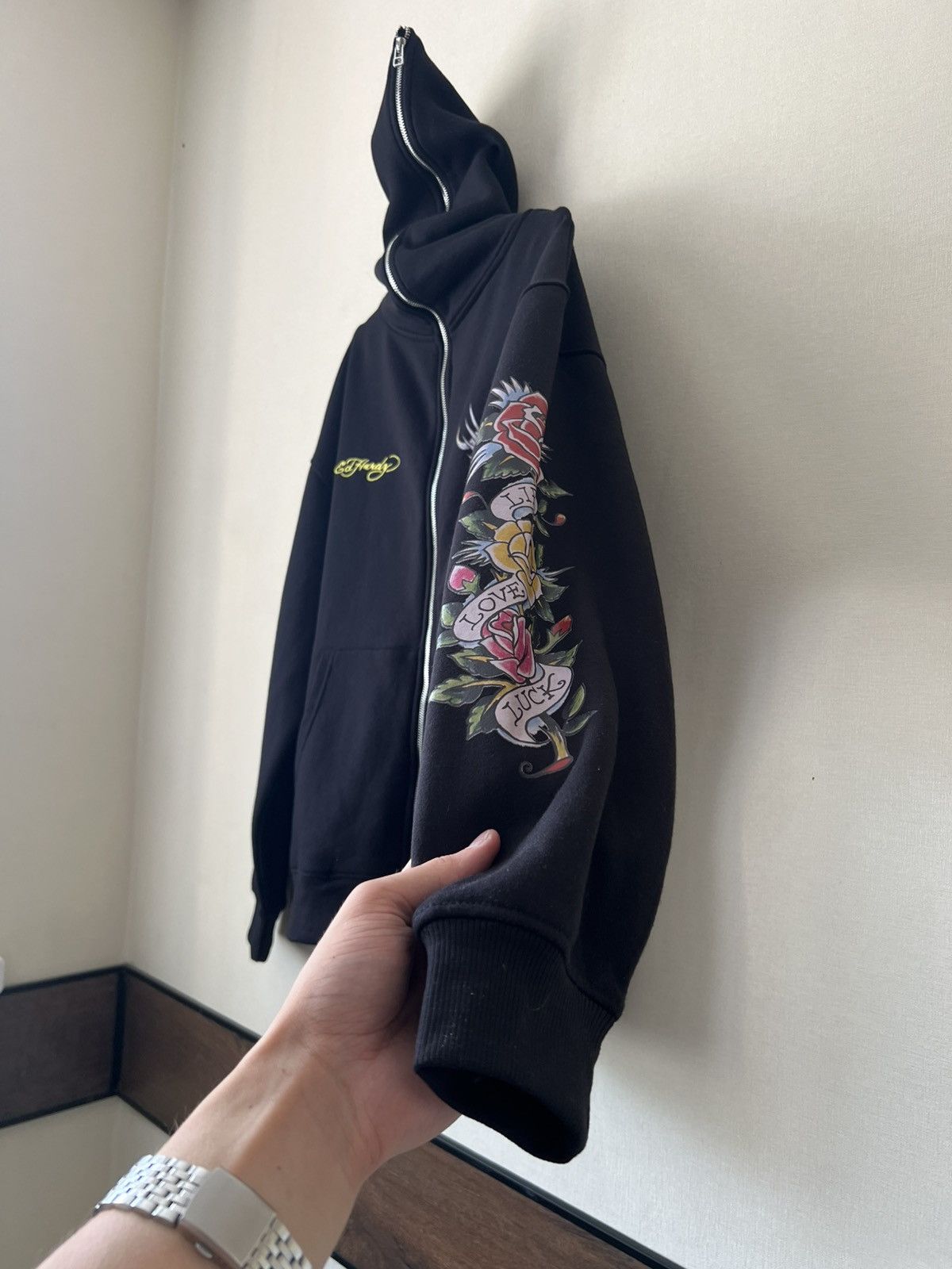 Christian Audigier Vintage Ed Hardy Suit Zip Hoodie+Pants 90’s Size US M / EU 48-50 / 2 - 5 Thumbnail