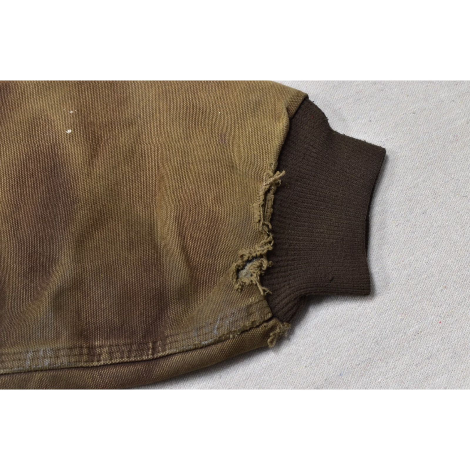 Carhartt VINTAGE Carhartt J130 DKB Quilted Flannel Lined Sandstone Active Jacket 2XL Tall Brown Size US XXL / EU 58 / 5 - 3 Thumbnail