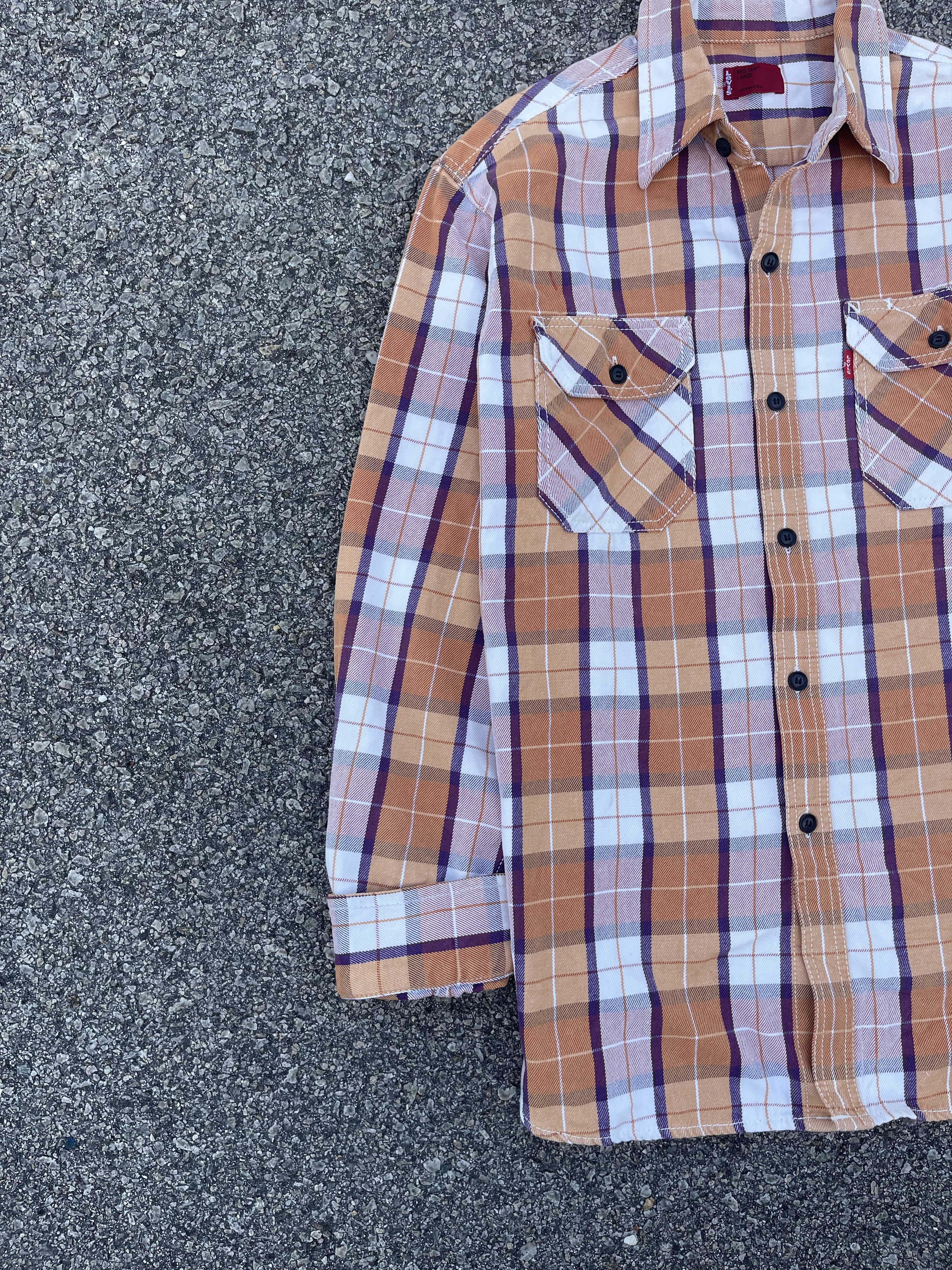 Flannel × Levi's Levis Ultra Heavy Double Pocket Checked Flannel Travis Scott Size US L / EU 52-54 / 3 - 4 Thumbnail