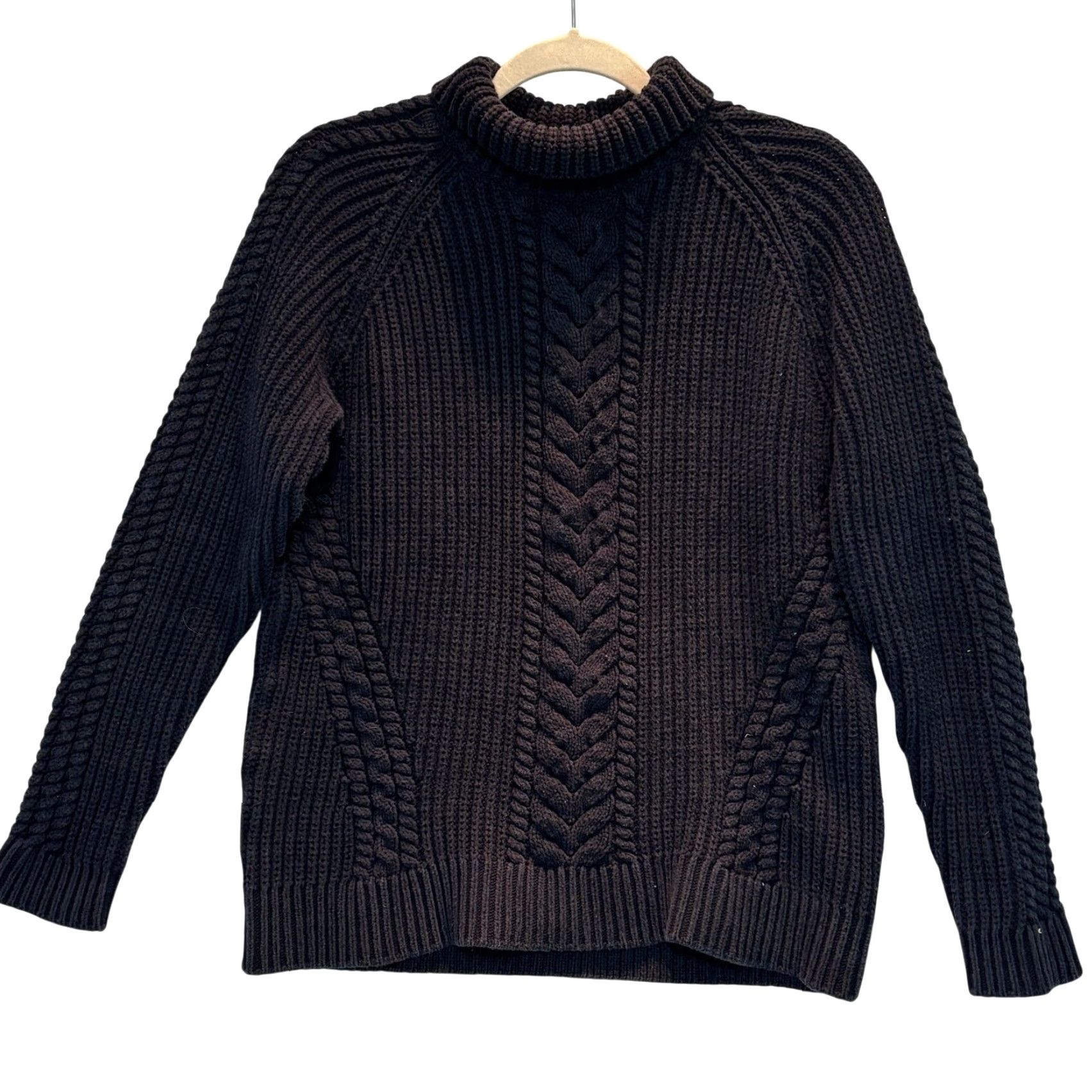 Lululemon Lululemon Sweater Womens Medium Black Turtleneck Cable-Knit Pullover Winter Fall Cozy Size M / US 6-8 / IT 42-44 - 2 Thumbnail