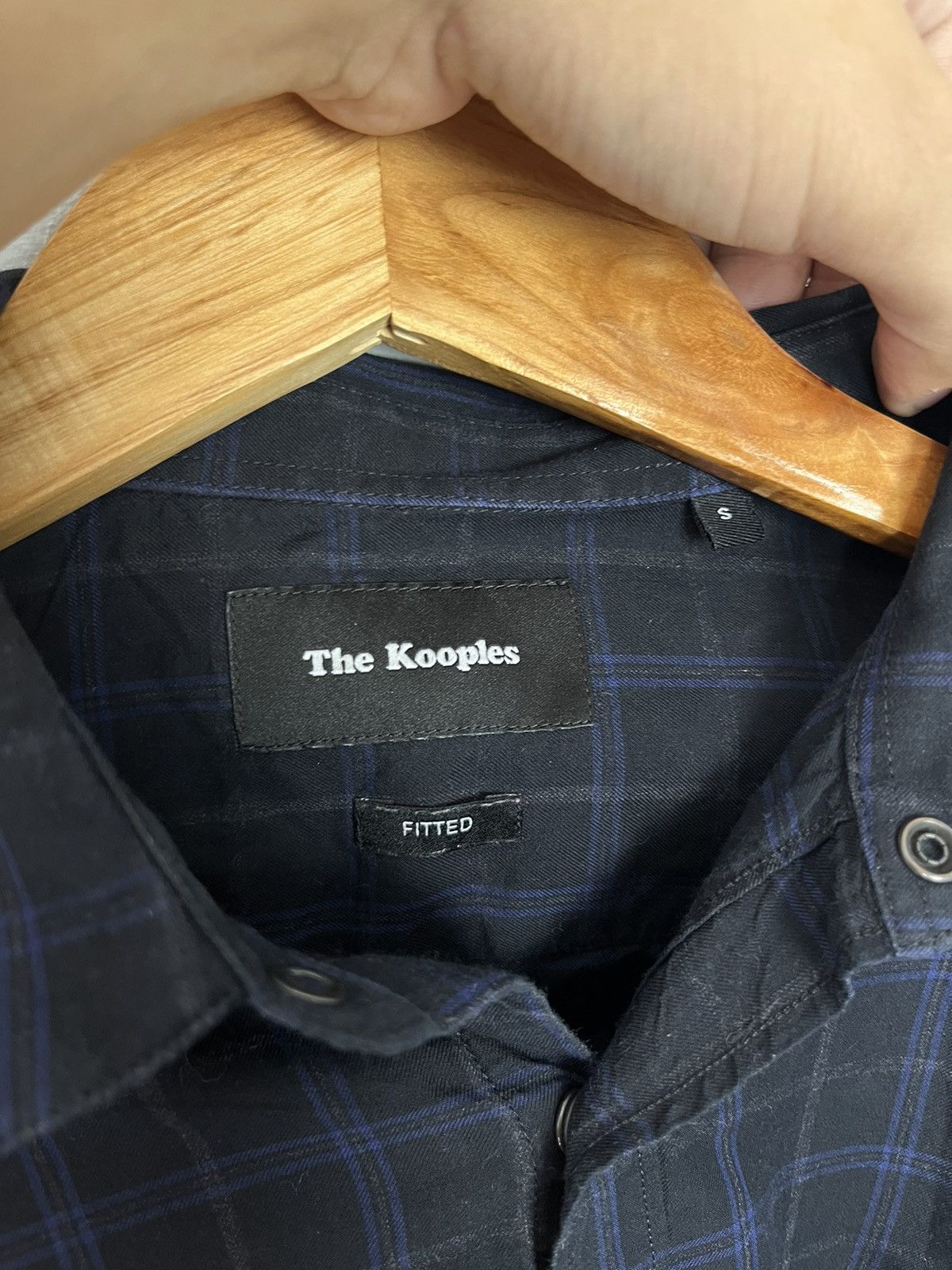 The Kooples The Kooples Plaid Cotton Long Sleeve Shirt Size US S / EU 44-46 / 1 - 7 Thumbnail