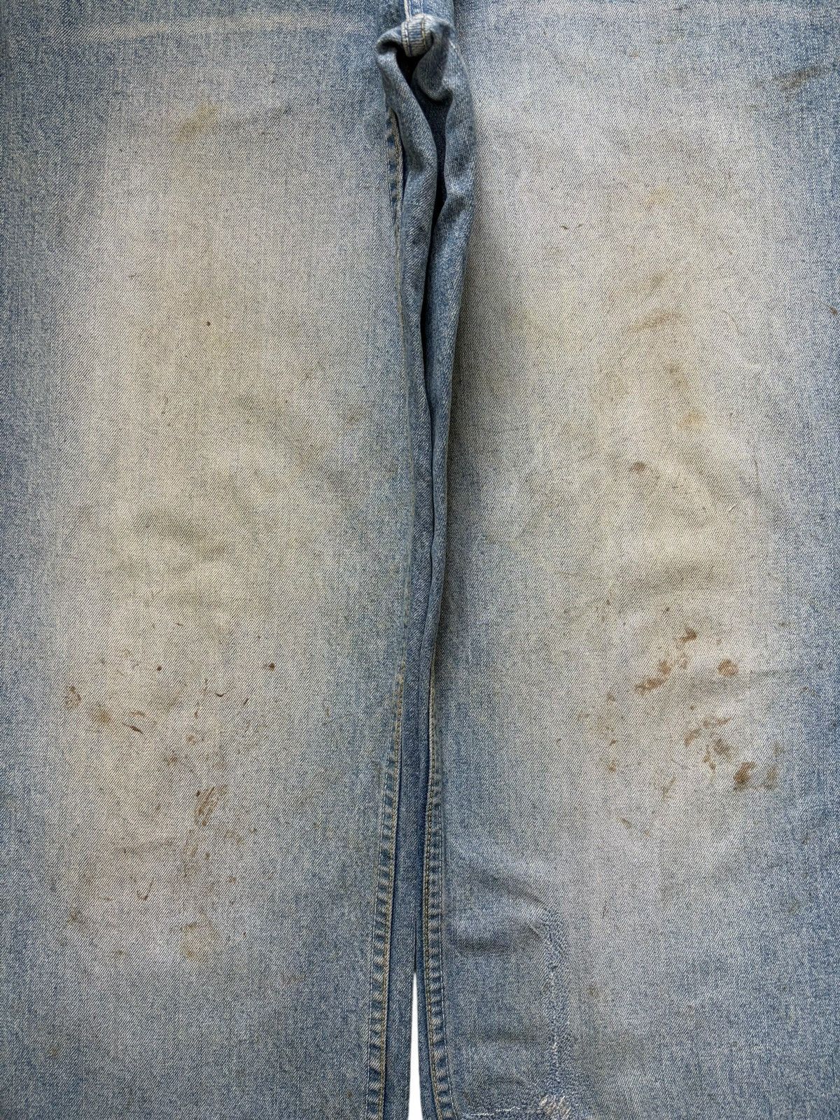 Junya Watanabe Vintage Japanese Brand Mud Wash Distress Baggy Jeans Size US 34 / EU 50 - 4 Thumbnail