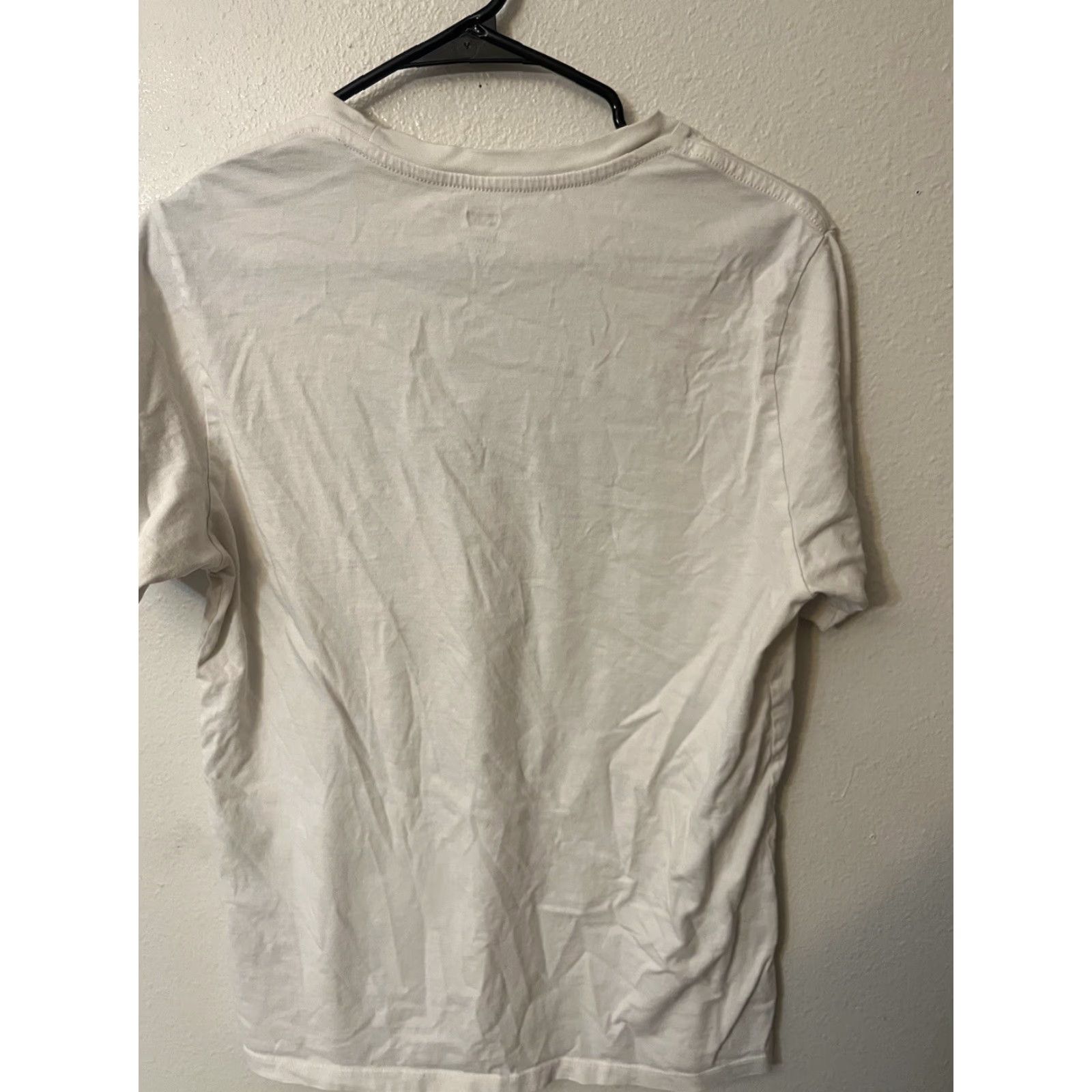 Logo 7 VINTAGE Levi’s T-Shirt Mens Cotton Logo White M Adult Medium White Logo Retro Men T-Shirt Size US M / EU 48-50 / 2 - 2 Thumbnail