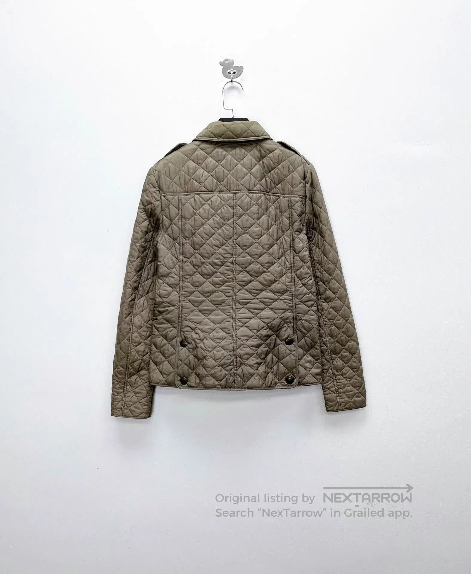 Burberry burberry quilted nylon flight jacket in khaki. Size US S / EU 44-46 / 1 - 2 Thumbnail