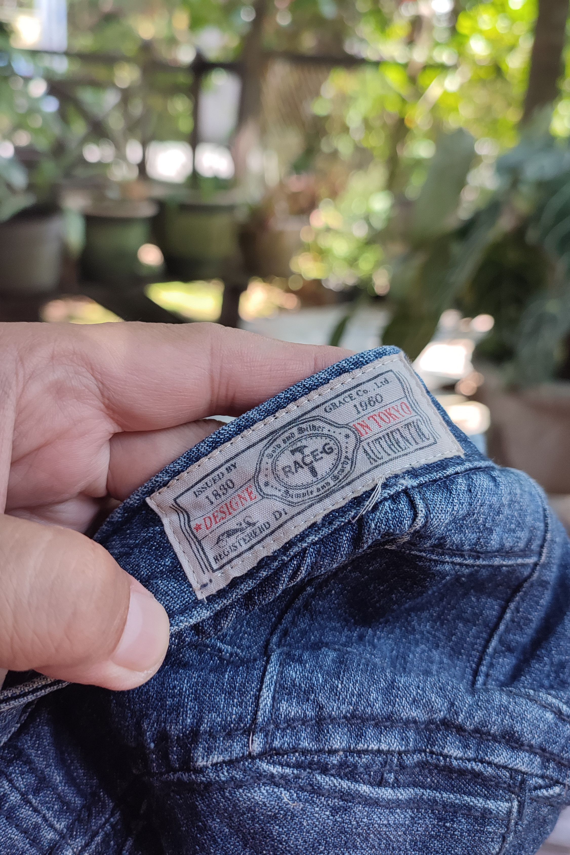 Japanese Brand × Vintage Grace Hats Denim Patchwork - adjustable strap Size ONE SIZE - 8 Thumbnail