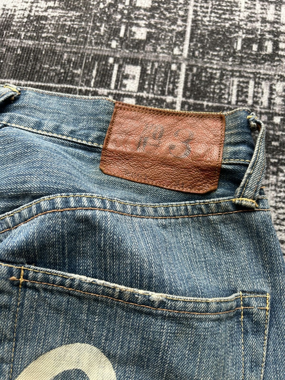 Evisu Evisu Double Iconic Logo Jeans Size US 29 - 15 Thumbnail