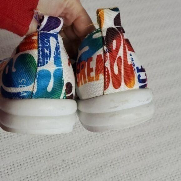 Designer CA Collection Carrina Mod Colorful Graphics Sz. 8.5 Slip-on Size US 8.5 / IT 38.5 - 6 Thumbnail